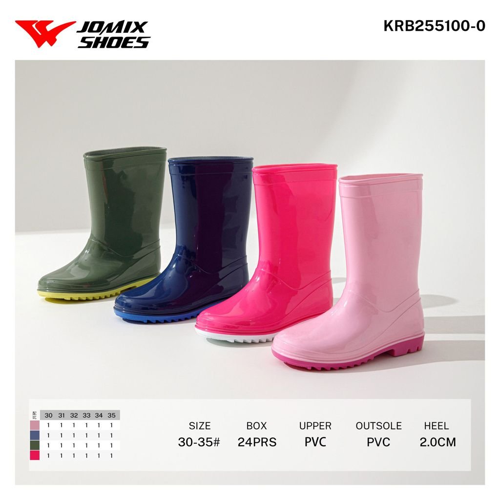 Stivali da pioggia bambini KRB255100 - 0 - Fornitura all'ingrosso di Scarpe Bambini da Jomix Shoes B2B