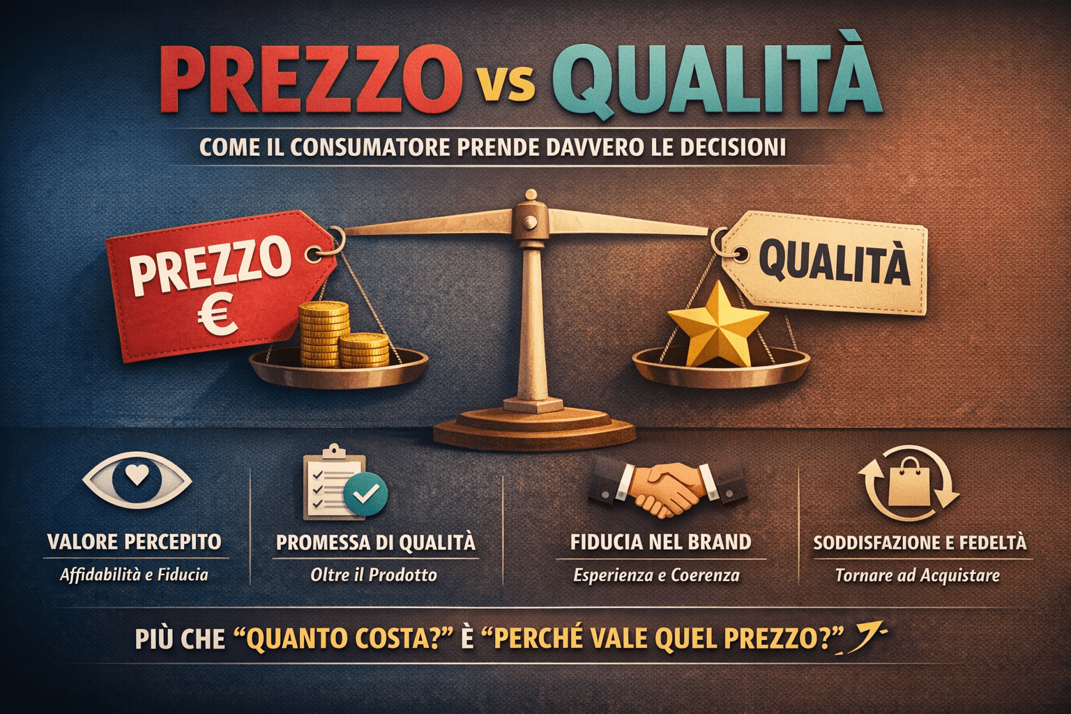 Prezzo vs qualità: come il consumatore prende davvero le decisioni - Jomix Shoes B2B