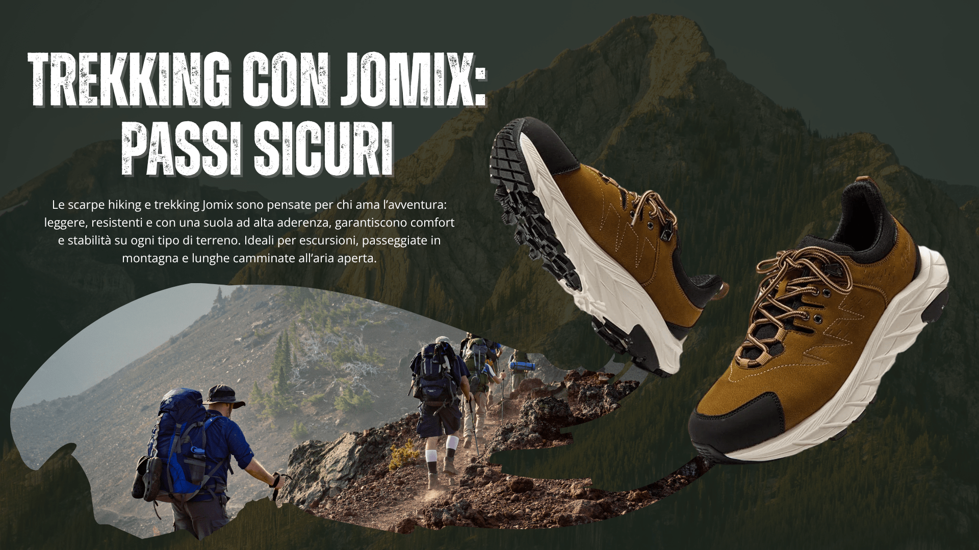 Scarpe Hiking Jomix: il Compagno Perfetto per Ogni Avventura - Jomix Shoes B2B