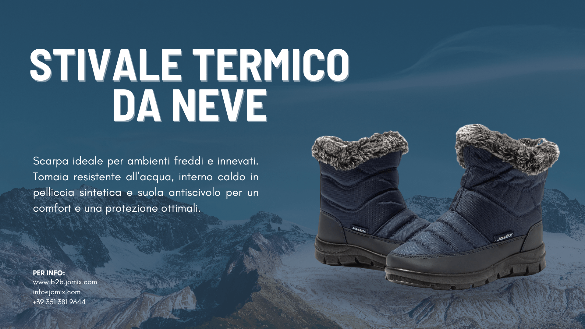 Stivale termico da neve - Jomix Shoes B2B