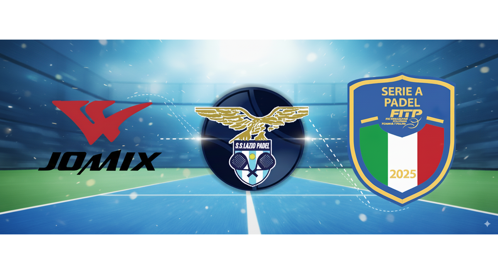 JOMIX e S.S. Lazio Padel nel campionato Serie A Padel FITP 2025