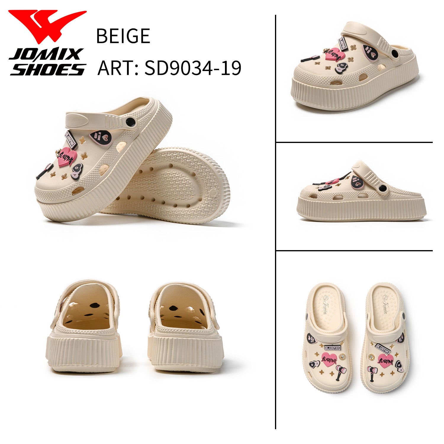 Ciabatte Da Donna Jomix Shoes SD9034 - 19 - Fornitura all'ingrosso di Clog da Jomix Shoes B2B