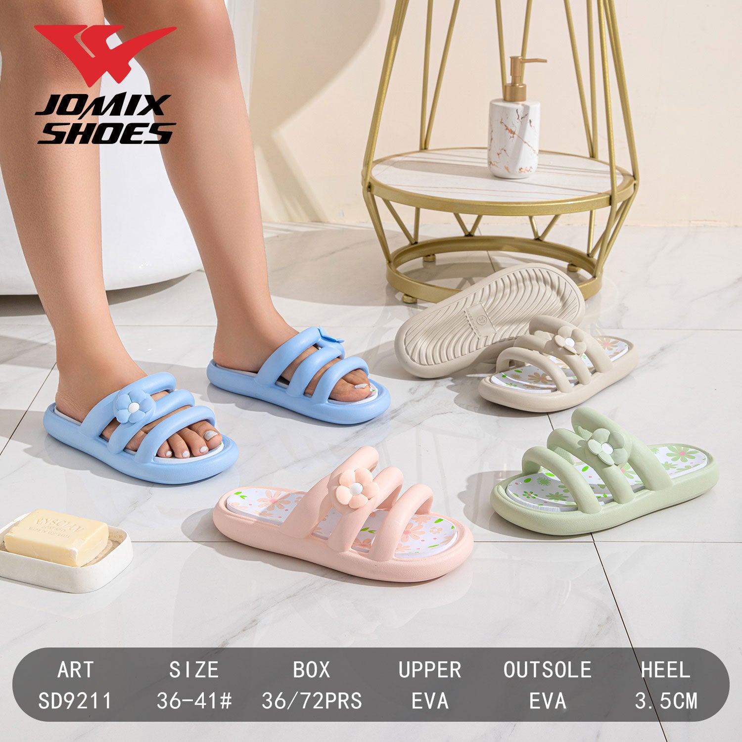 Ciabatte Da Donna Jomix Shoes SD9211 - Fornitura all'ingrosso di Ciabatte Donna da Jomix Shoes B2B
