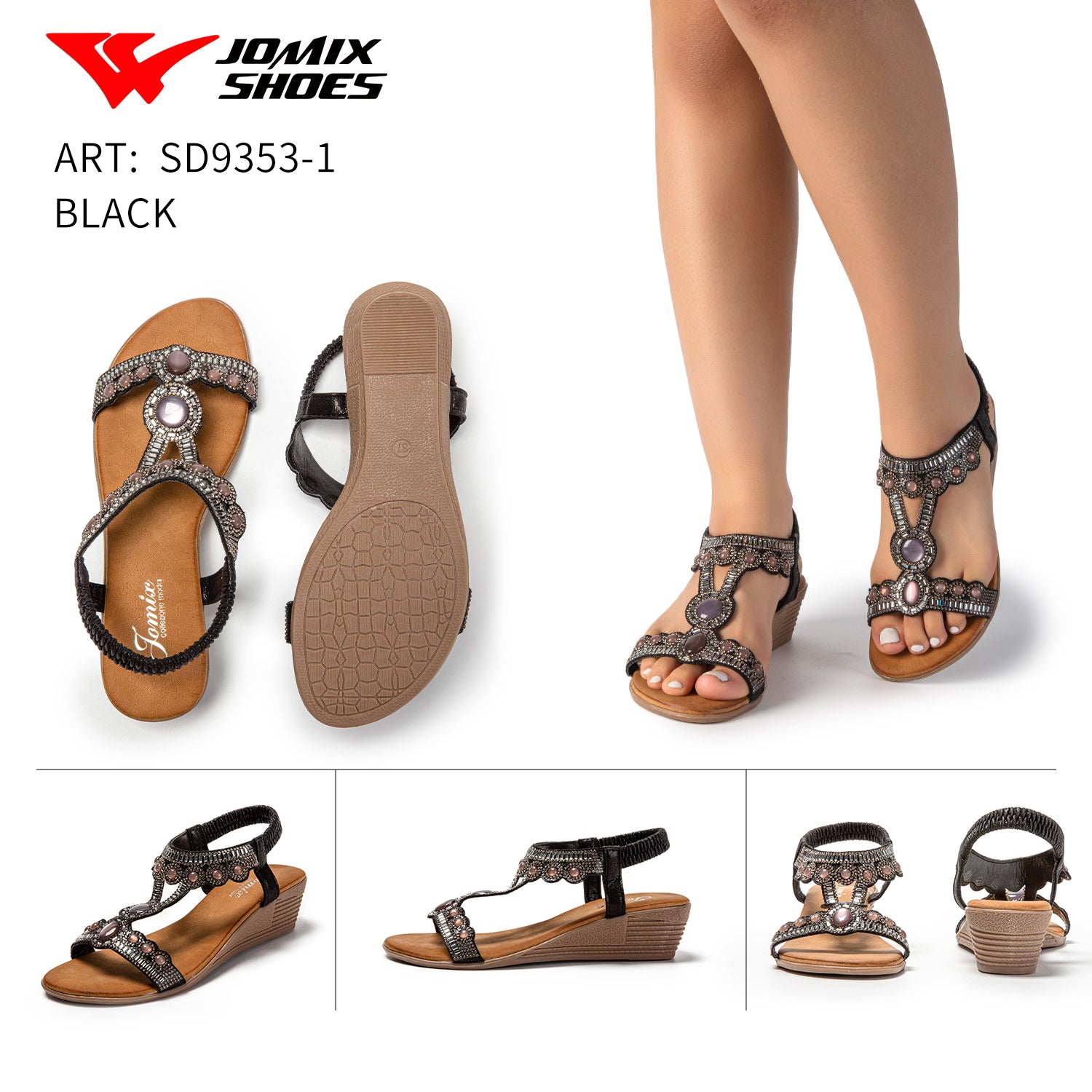 Sandali Da Donna Jomix Shoes SD9353 - 1 - Fornitura all'ingrosso di Sandali Donna da Jomix Shoes B2B