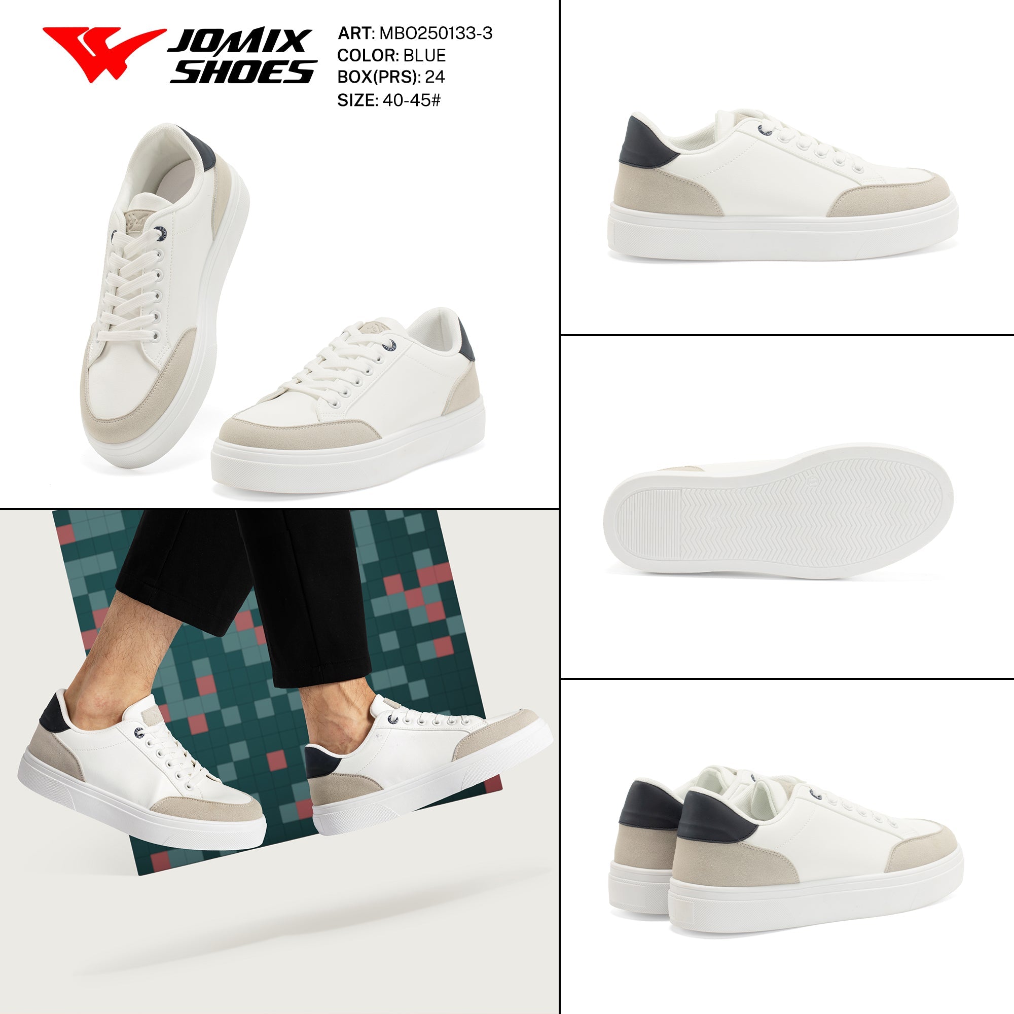 Casual Shoes Man Mbo250133 - 3 - Fornitura all'ingrosso di Sneakers uomo da Jomix Shoes B2B