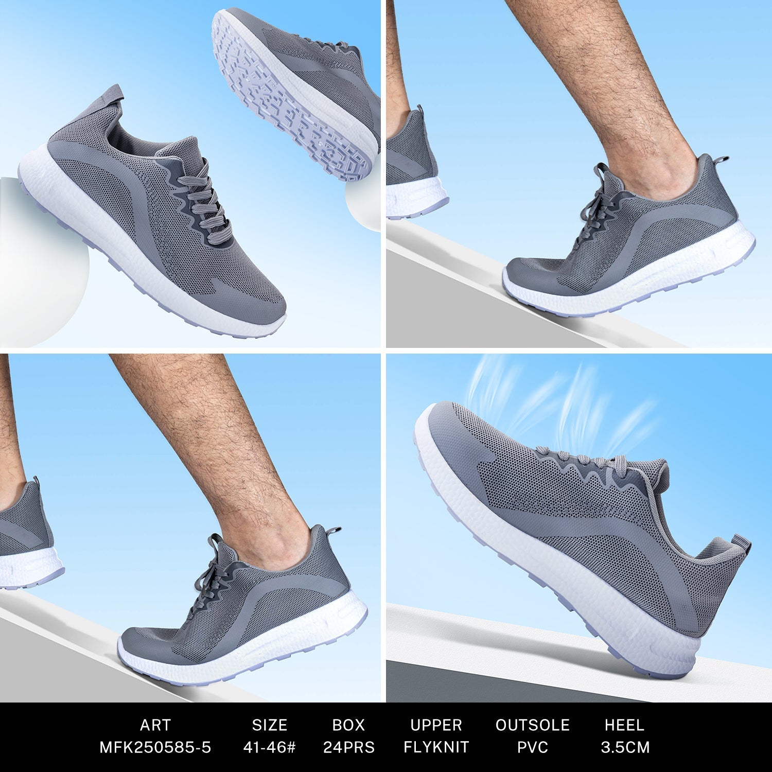 Casual Shoes Man Mfk250585 - 5 - Fornitura all'ingrosso di Sneakers uomo da Jomix Shoes B2B