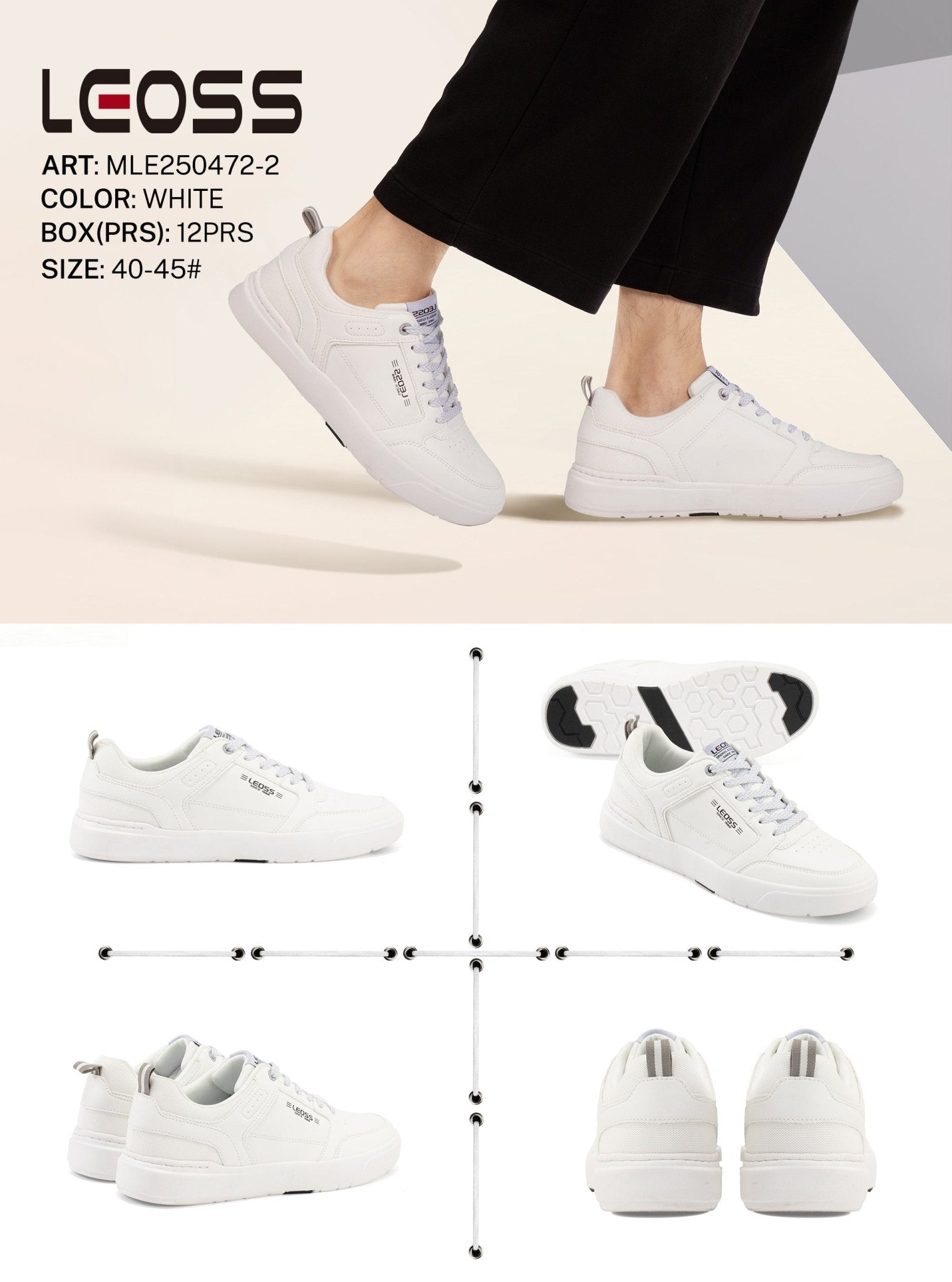 Casual Shoes Man Mle250472 - 2 - Fornitura all'ingrosso di Scarpe Uomo da Jomix Shoes B2B