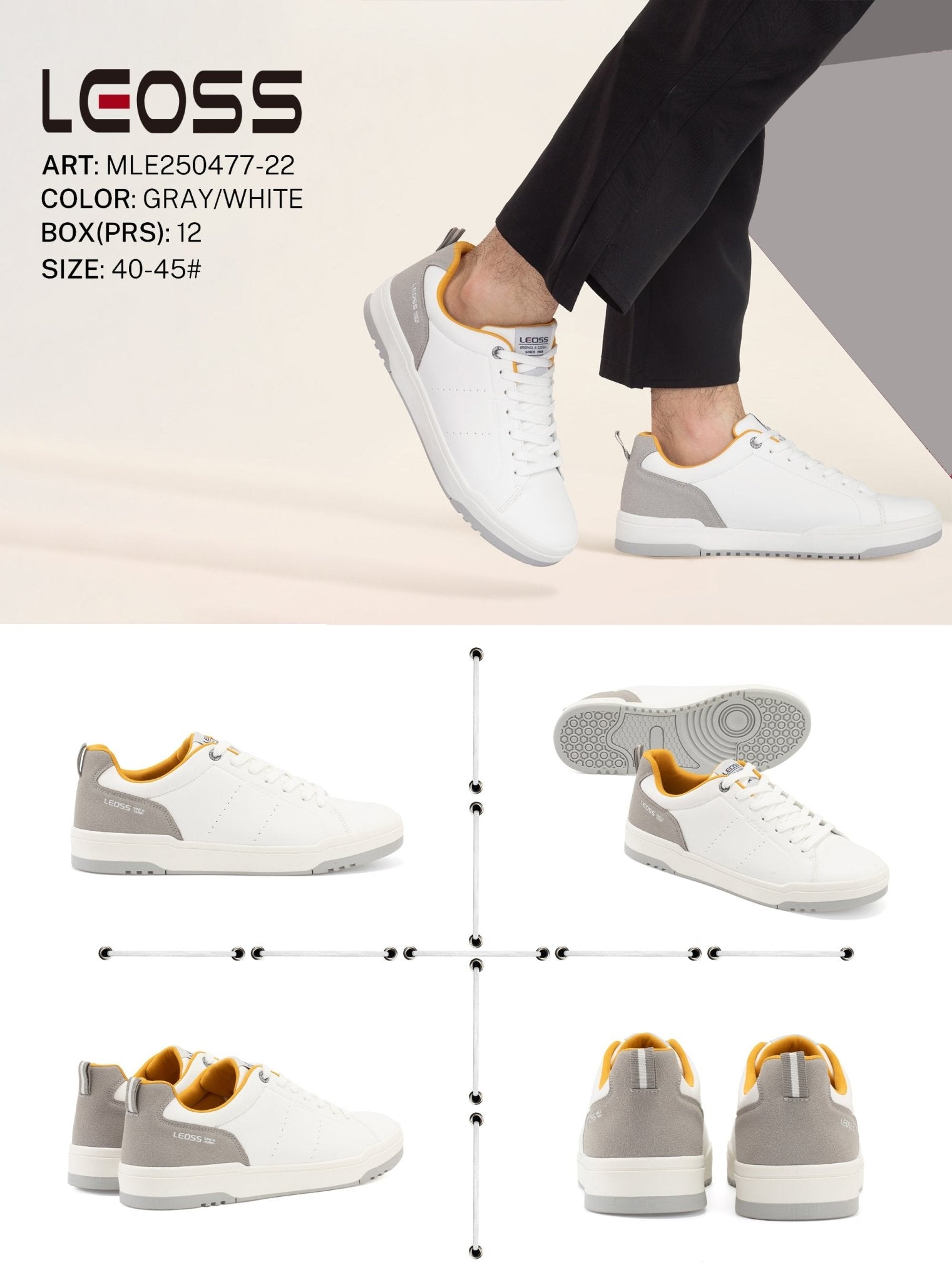 Casual Shoes Man Mle250477 - 22 - Fornitura all'ingrosso di Sneakers uomo da Jomix Shoes B2B