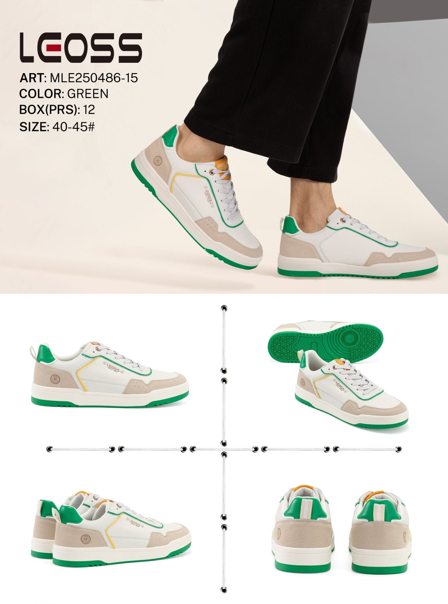 Casual Shoes Man Mle250486 - 15 - Fornitura all'ingrosso di Scarpe Uomo da Jomix Shoes B2B