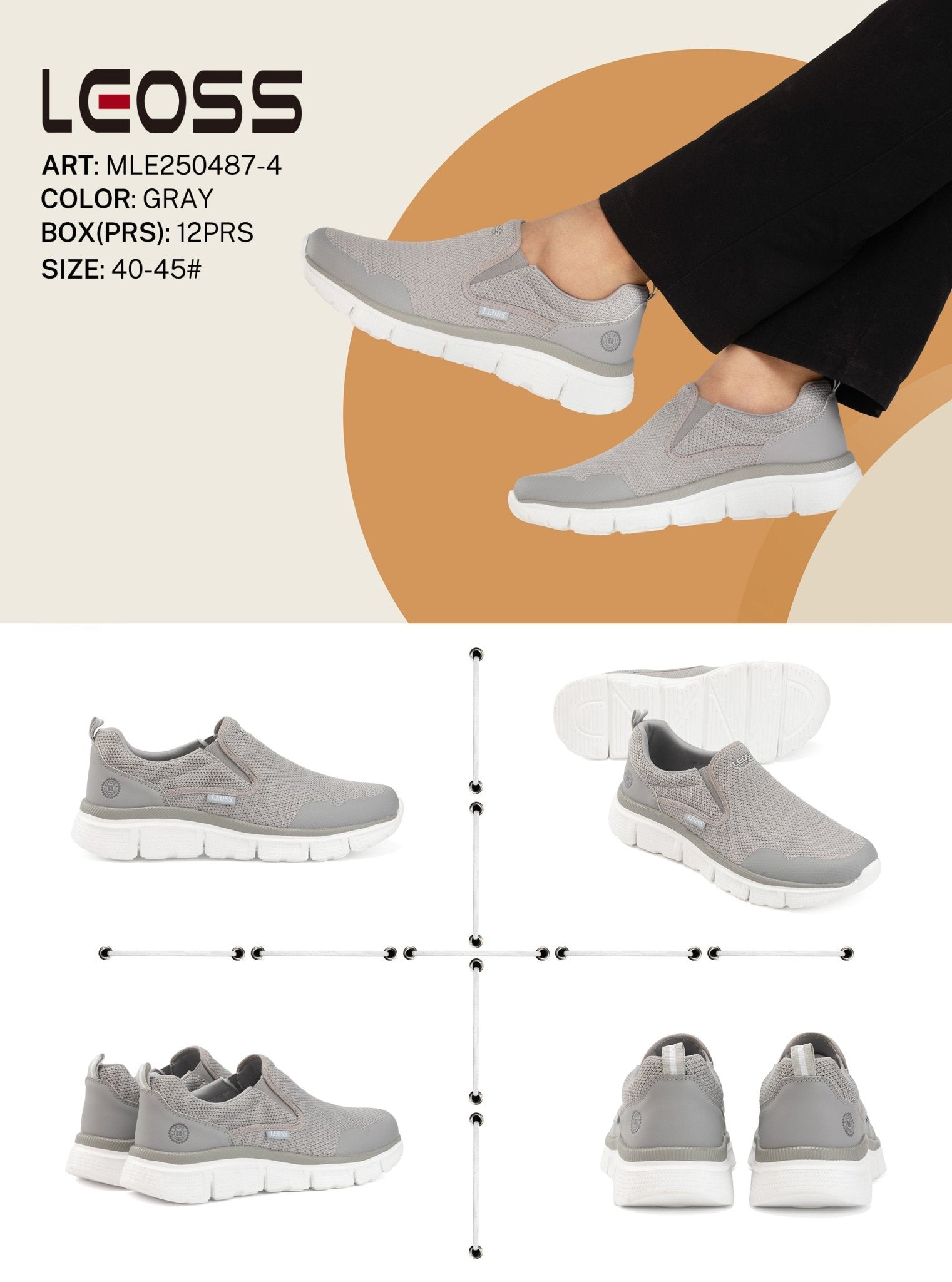 Casual Shoes Man Mle250487 - 4 - Fornitura all&#39;ingrosso di Scarpe Uomo da Jomix Shoes B2B