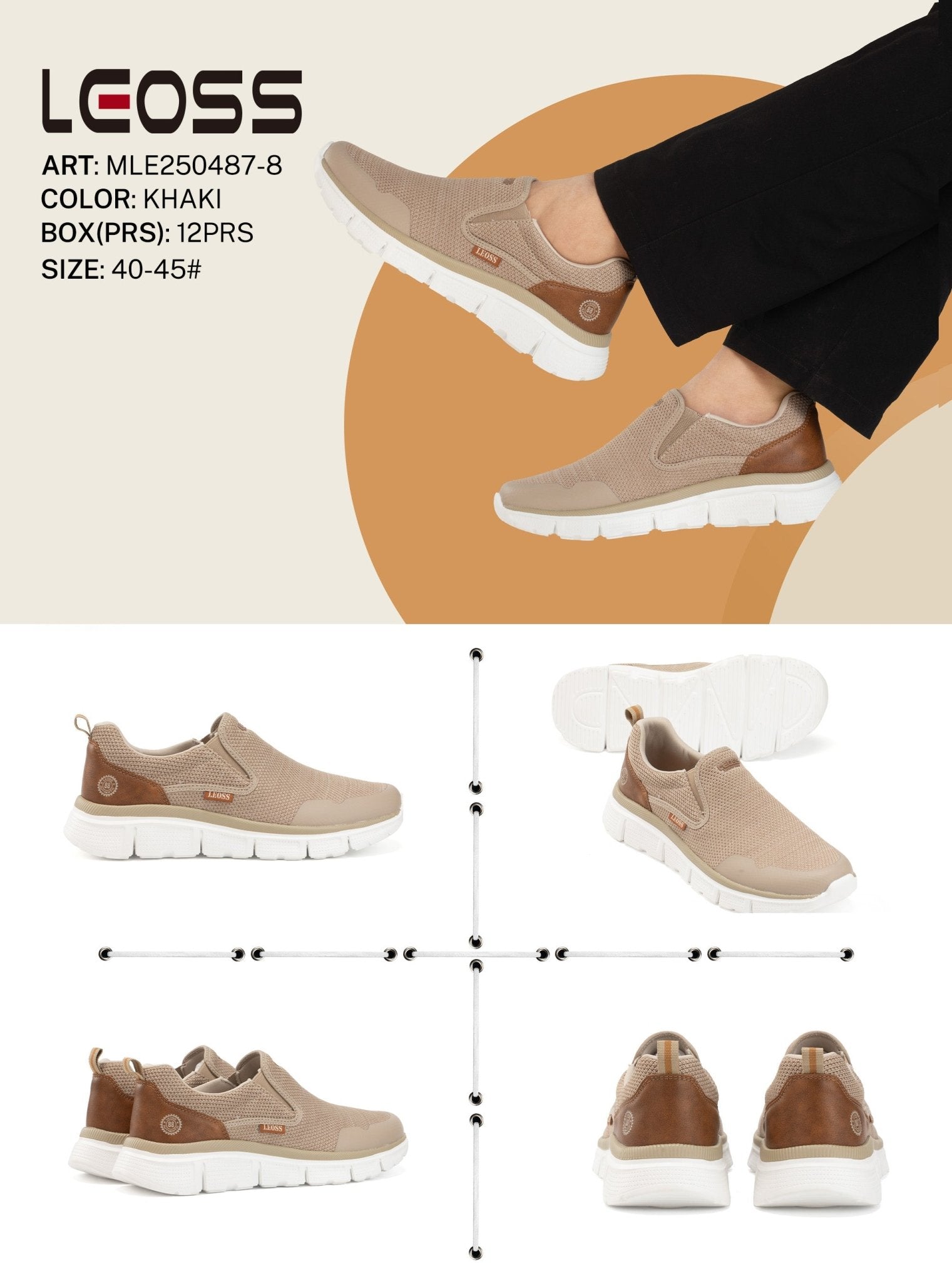 Casual Shoes Man Mle250487 - 8 - Fornitura all'ingrosso di Scarpe Uomo da Jomix Shoes B2B