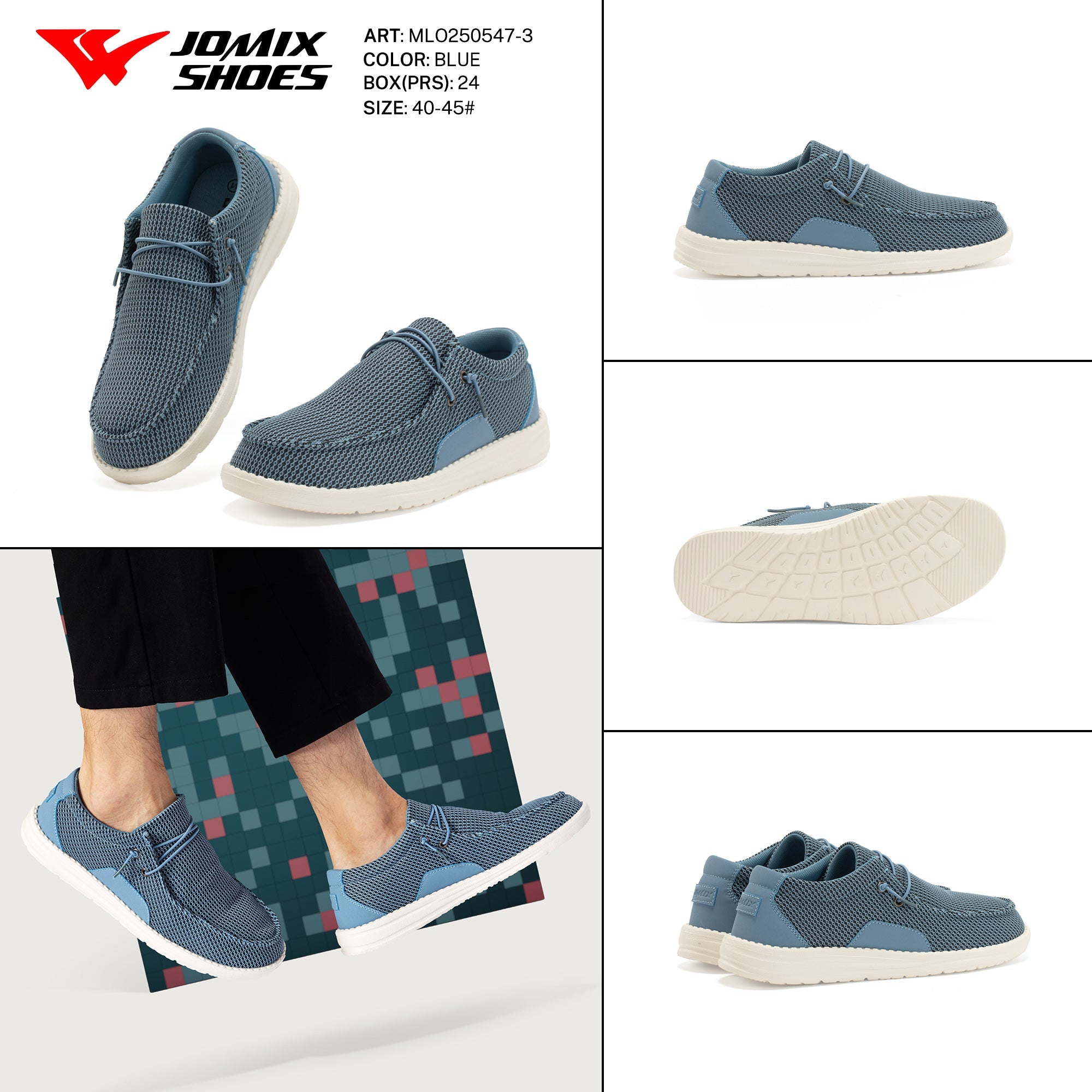 Casual Shoes Man Mlo250547 - 3 - Fornitura all'ingrosso di Sneakers uomo da Jomix Shoes B2B