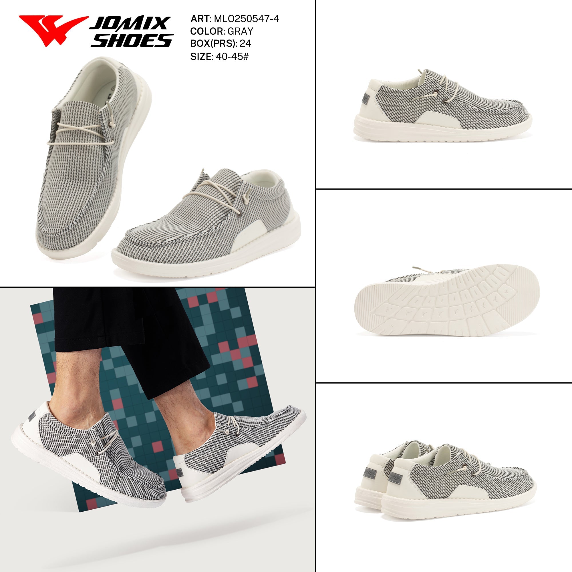 Casual Shoes Man Mlo250547 - 4 - Fornitura all'ingrosso di Sneakers uomo da Jomix Shoes B2B