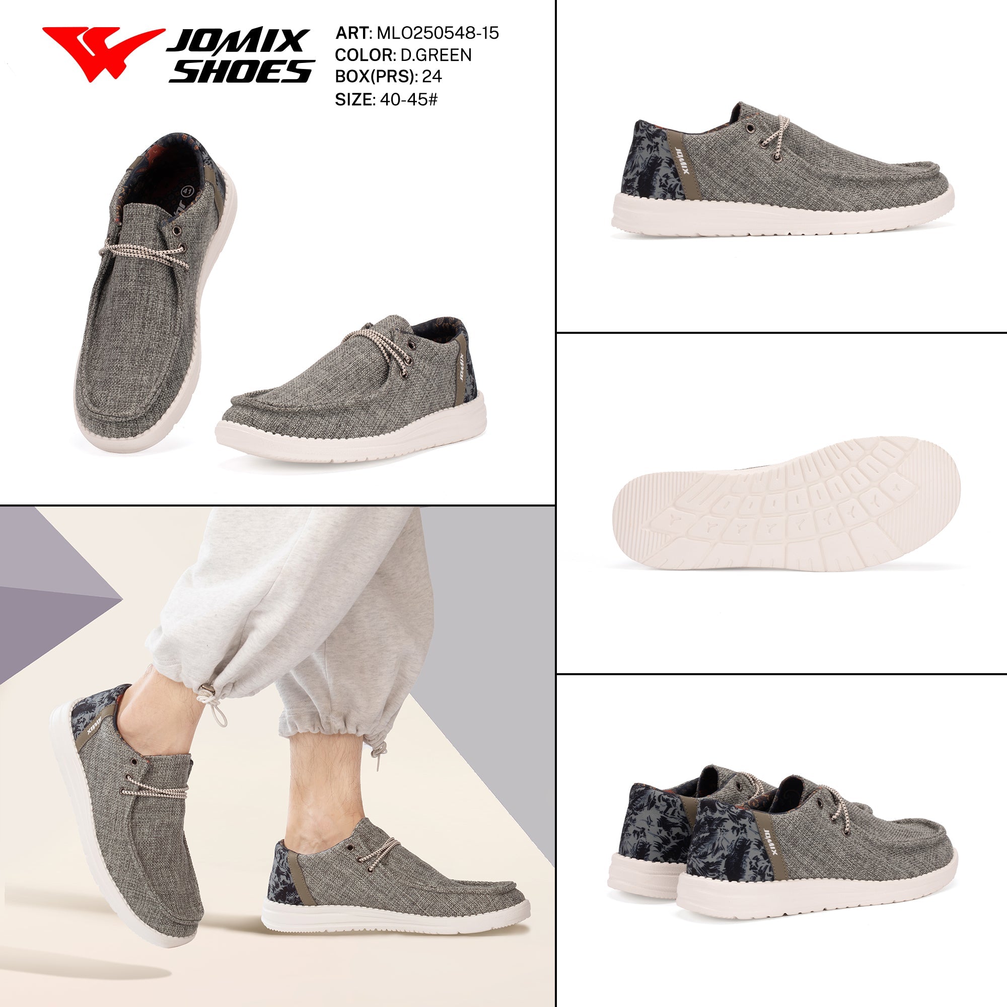 Casual Shoes Man Mlo250548 - 15 - Fornitura all'ingrosso di Scarpe Uomo da Jomix Shoes B2B