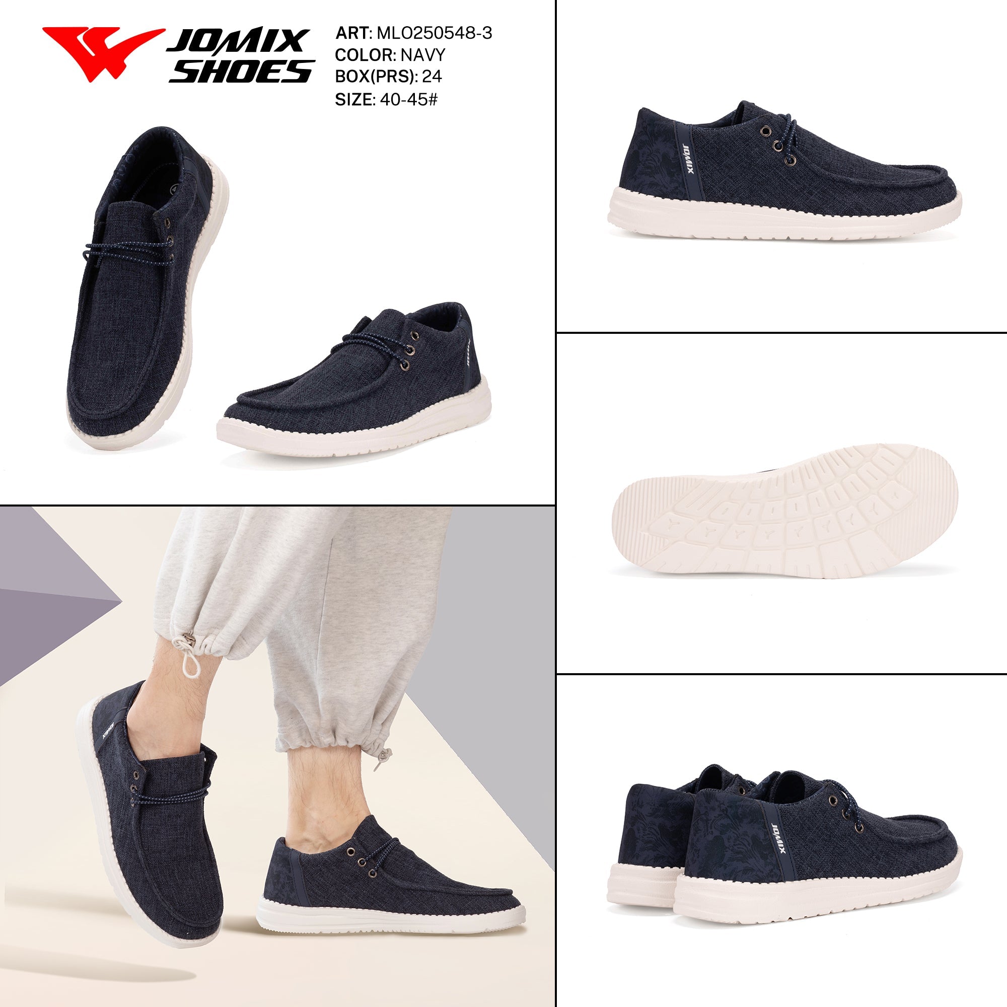Casual Shoes Man Mlo250548 - 3 - Fornitura all'ingrosso di Scarpe Uomo da Jomix Shoes B2B