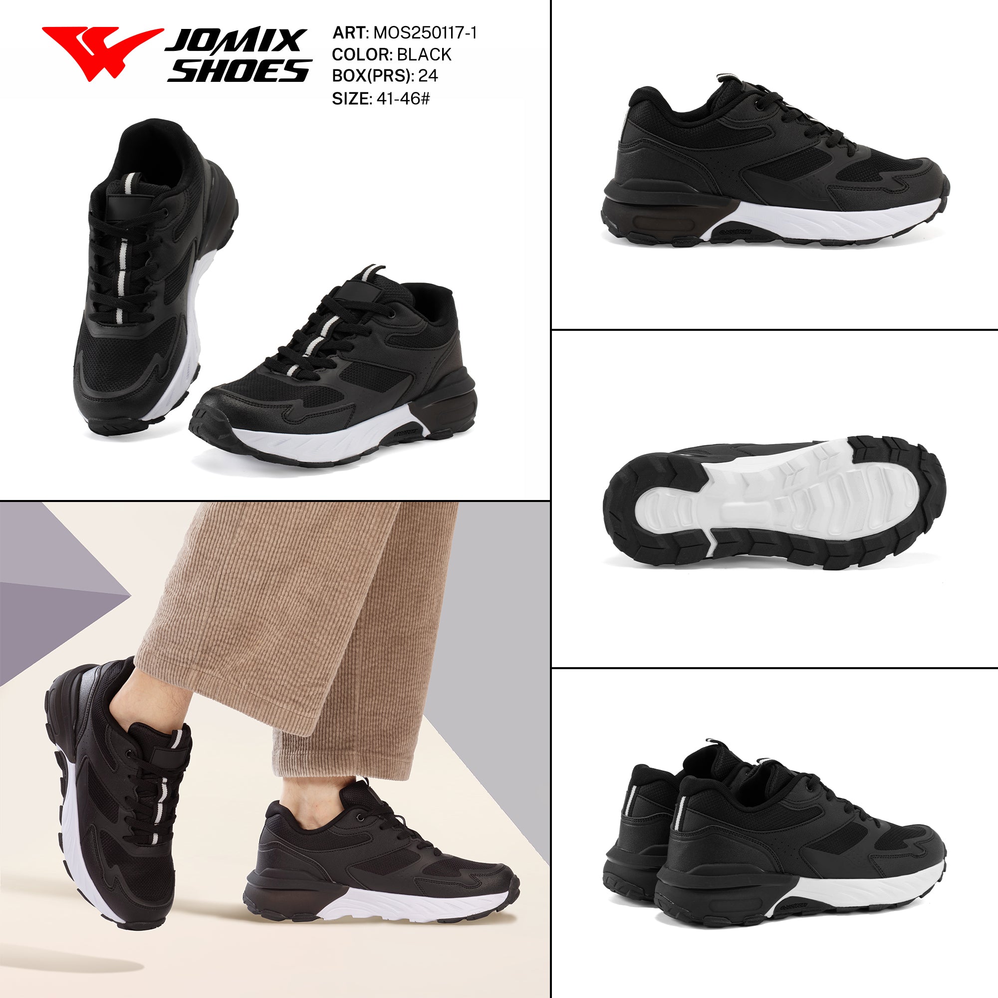Casual Shoes Man Mos250117 - 1 - Fornitura all'ingrosso di Sneakers uomo da Jomix Shoes B2B