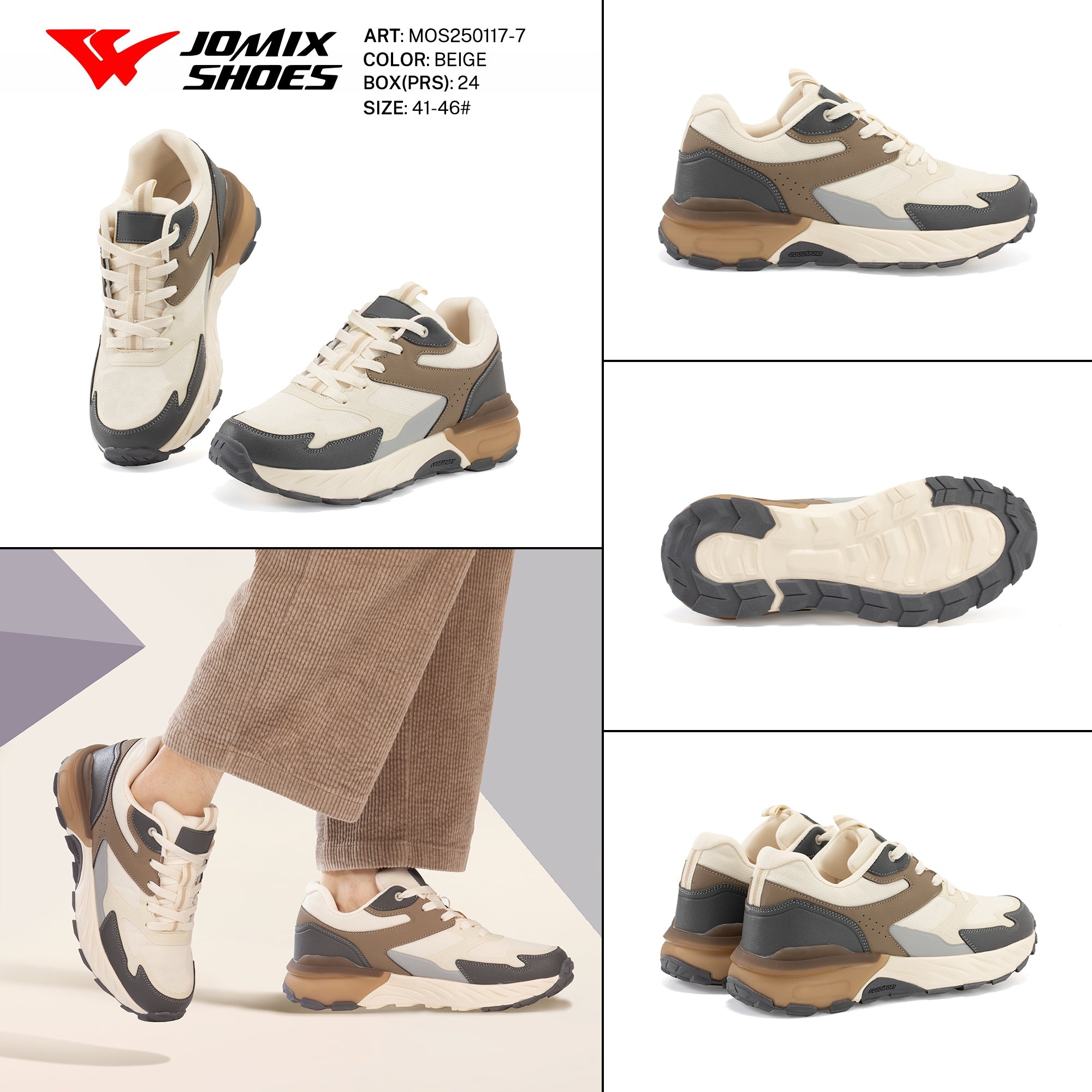 Casual Shoes Man Mos250117 - 7 - Fornitura all'ingrosso di Sneakers uomo da Jomix Shoes B2B