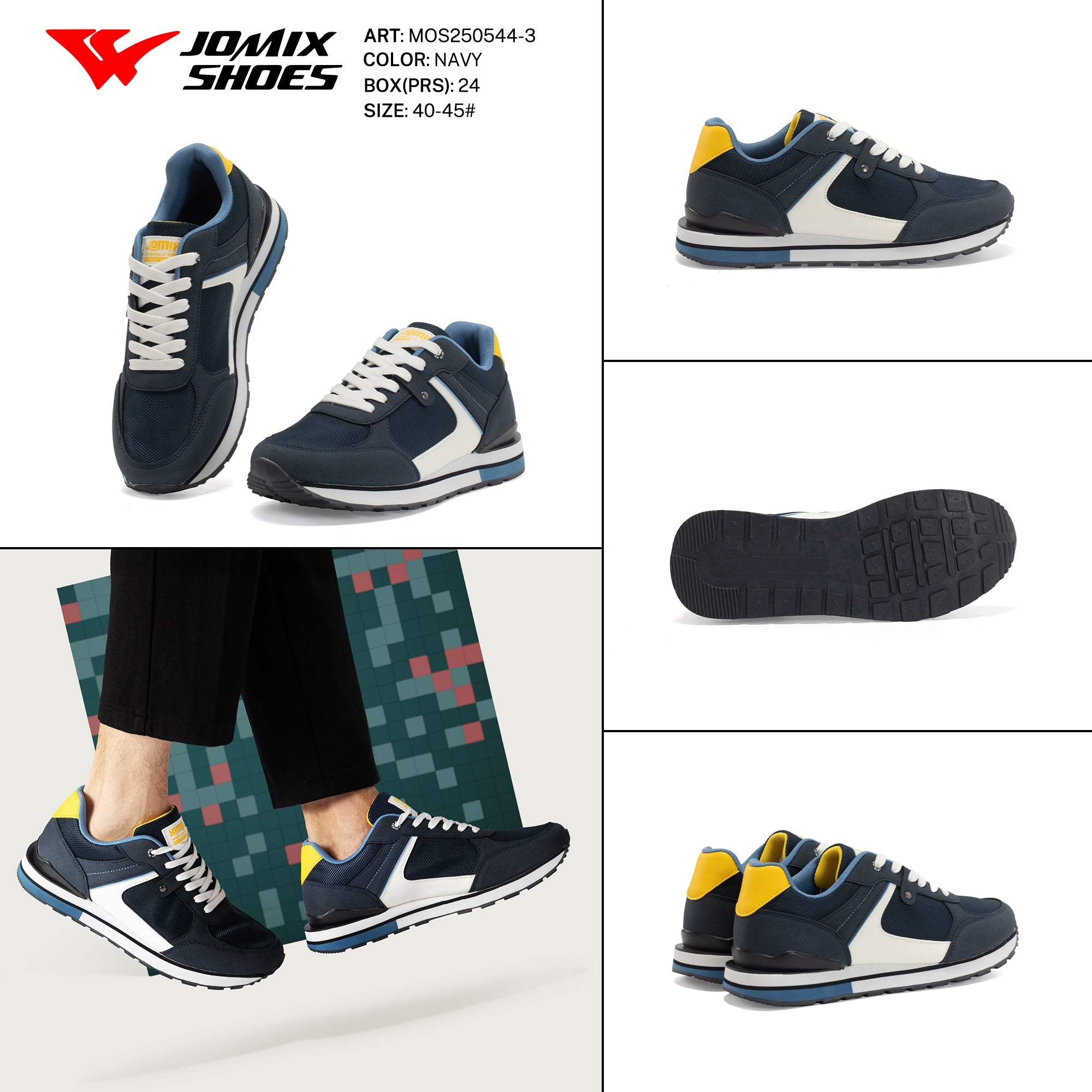 Casual Shoes Man Mos250544 - 3 - Fornitura all'ingrosso di Scarpe Uomo da Jomix Shoes B2B