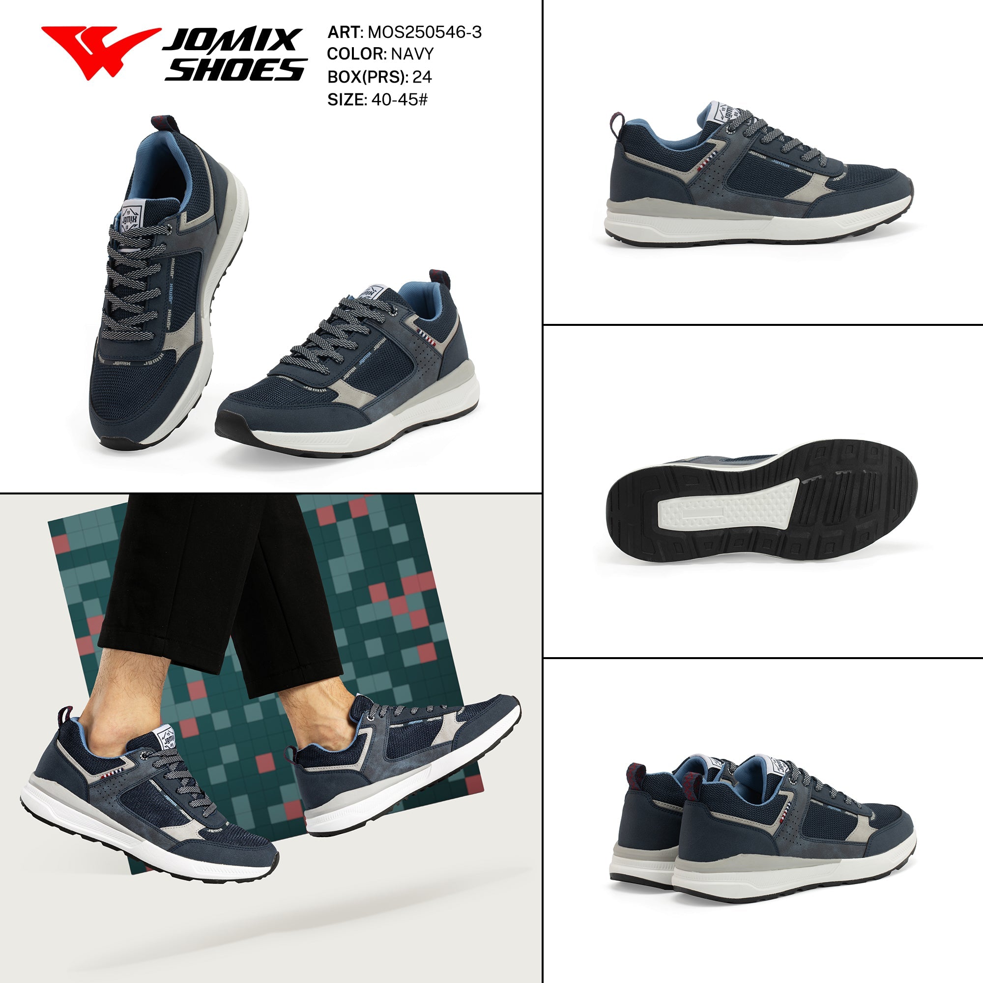 Casual Shoes Man Mos250546 - 3 - Fornitura all'ingrosso di Scarpe Uomo da Jomix Shoes B2B