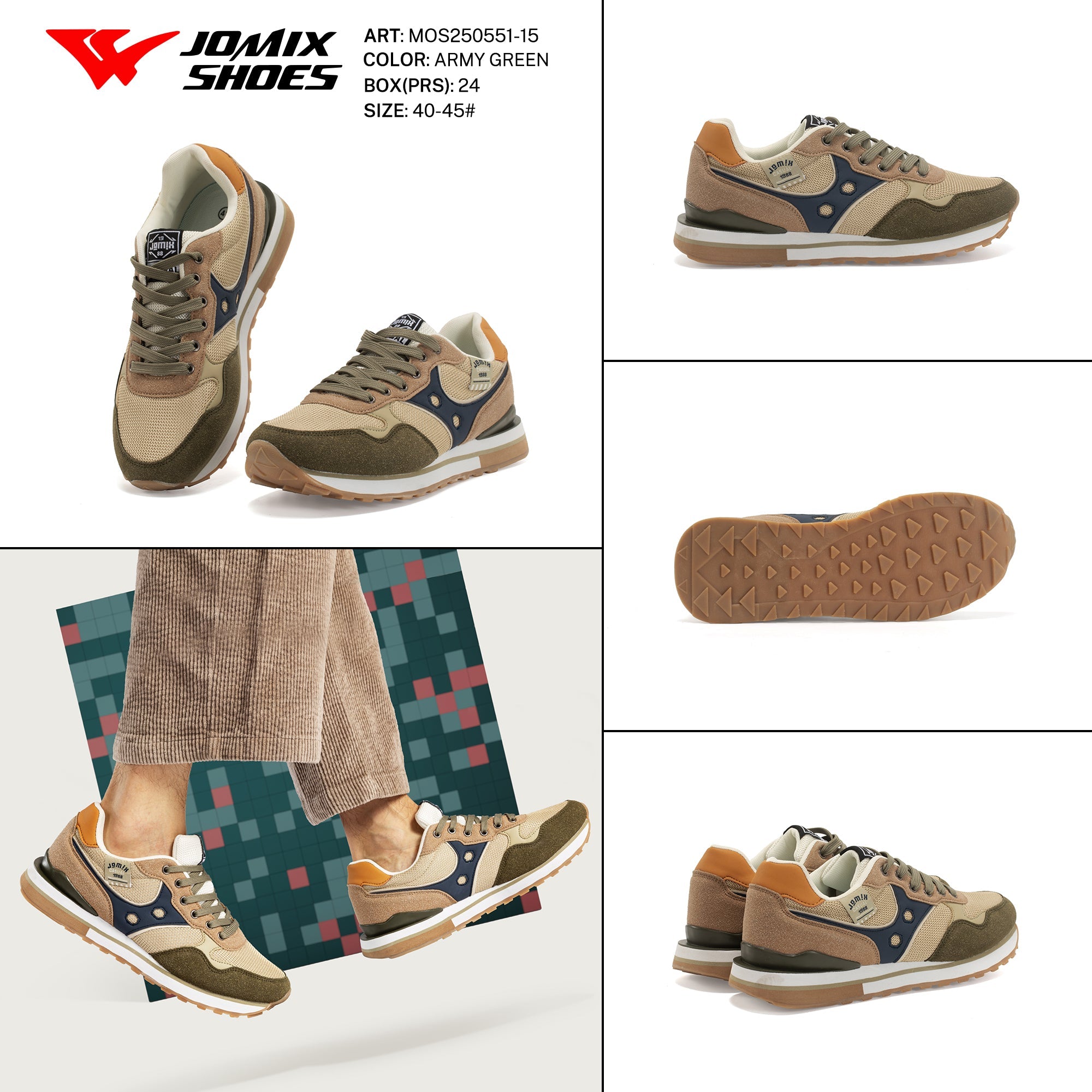 Casual Shoes Man Mos250551 - 15 - Fornitura all'ingrosso di Sneakers uomo da Jomix Shoes B2B