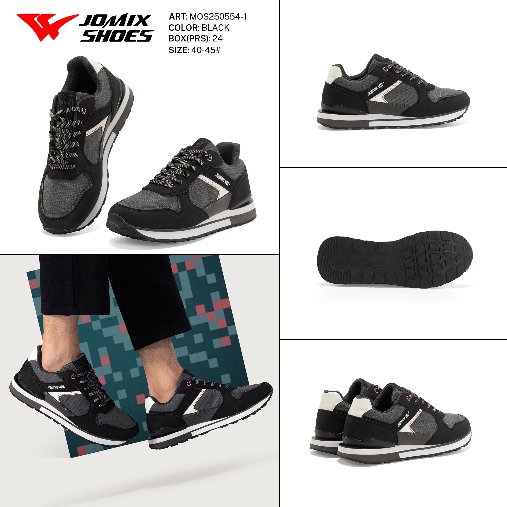 Casual Shoes Man Mos250554 - 1 - Fornitura all'ingrosso di Scarpe Uomo da Jomix Shoes B2B