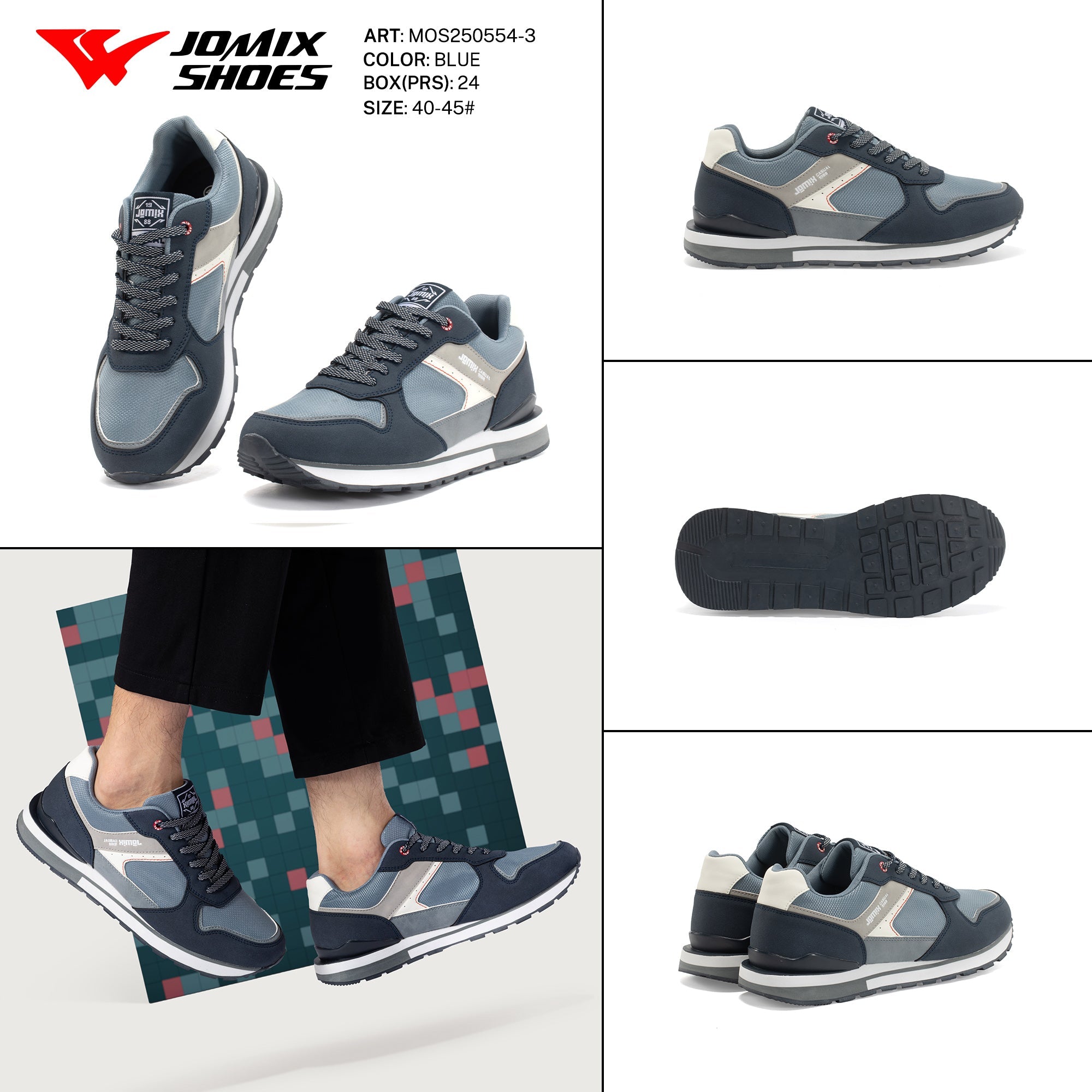 Casual Shoes Man Mos250554 - 3 - Fornitura all&#39;ingrosso di Scarpe Uomo da Jomix Shoes B2B