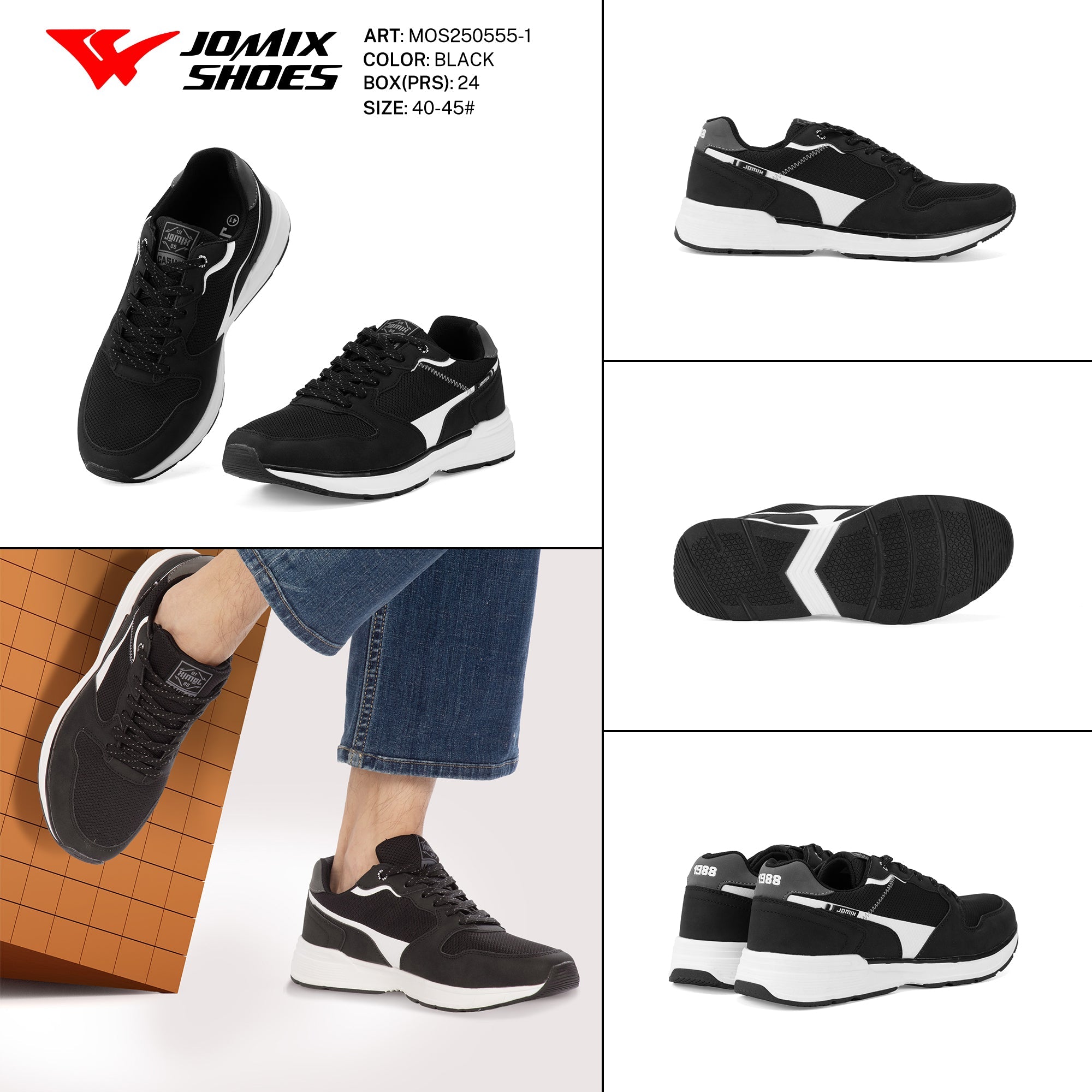 Casual Shoes Man Mos250555 - 1 - Fornitura all'ingrosso di Scarpe Uomo da Jomix Shoes B2B