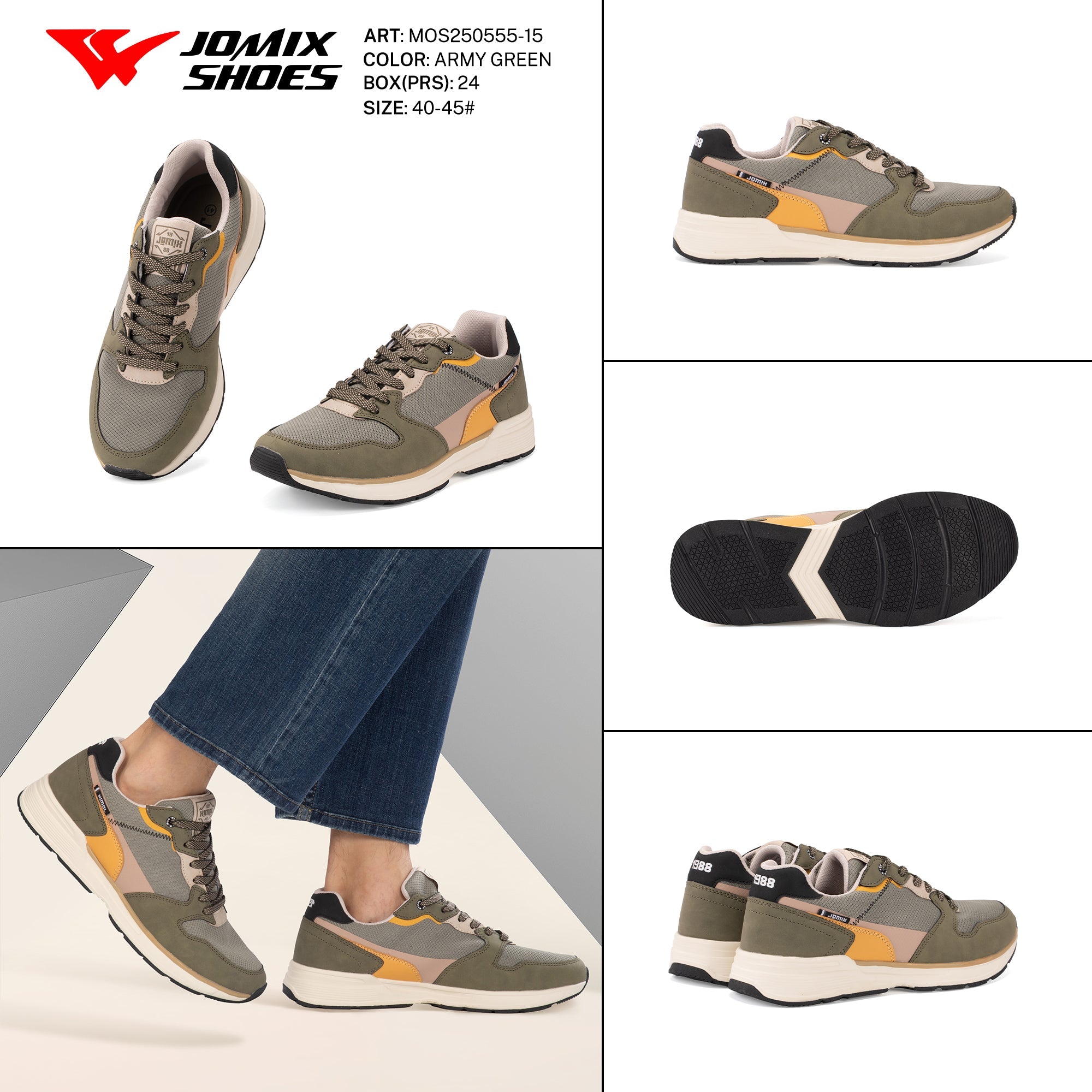 Casual Shoes Man Mos250555 - 15 - Fornitura all'ingrosso di Scarpe Uomo da Jomix Shoes B2B