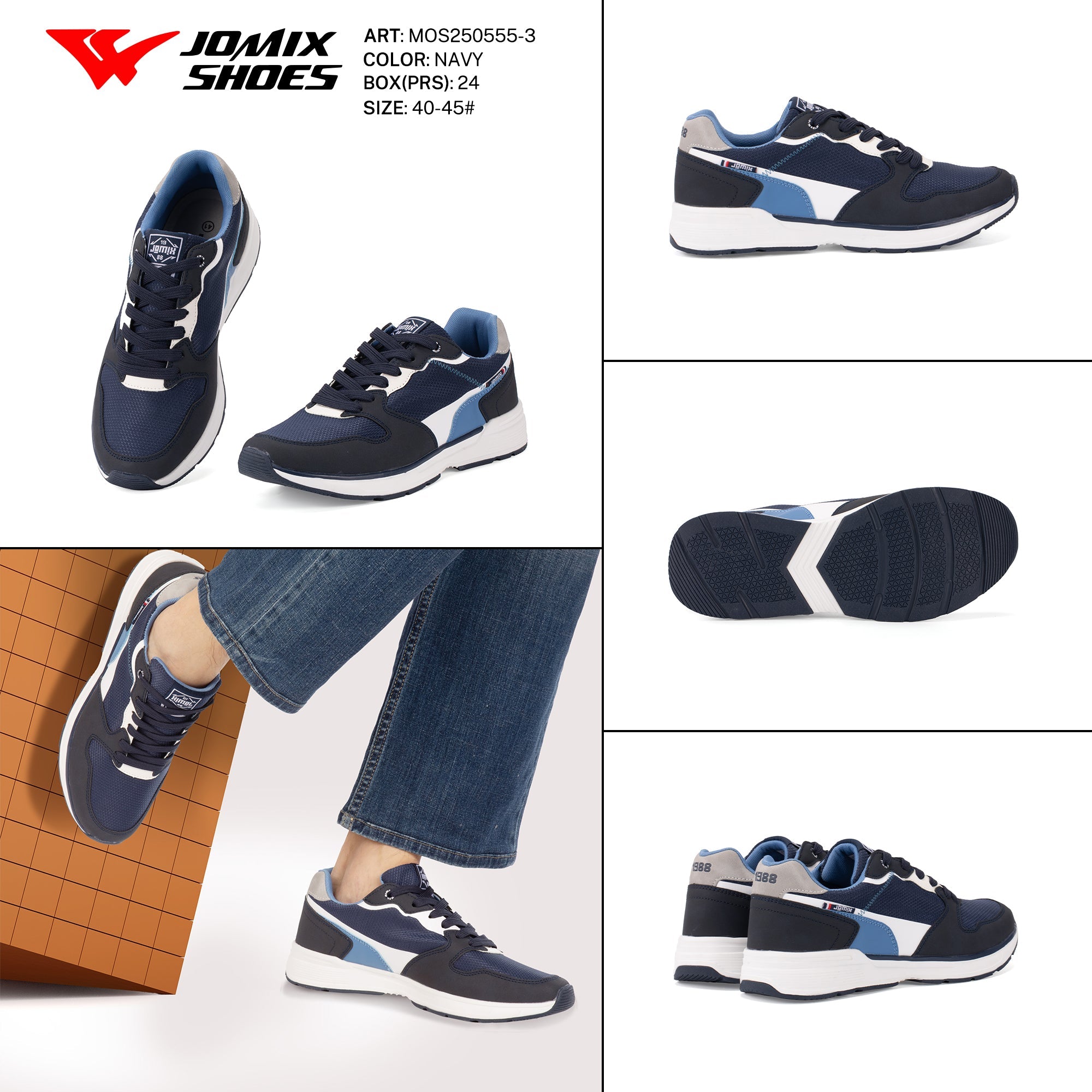 Casual Shoes Man Mos250555 - 3 - Fornitura all'ingrosso di Scarpe Uomo da Jomix Shoes B2B