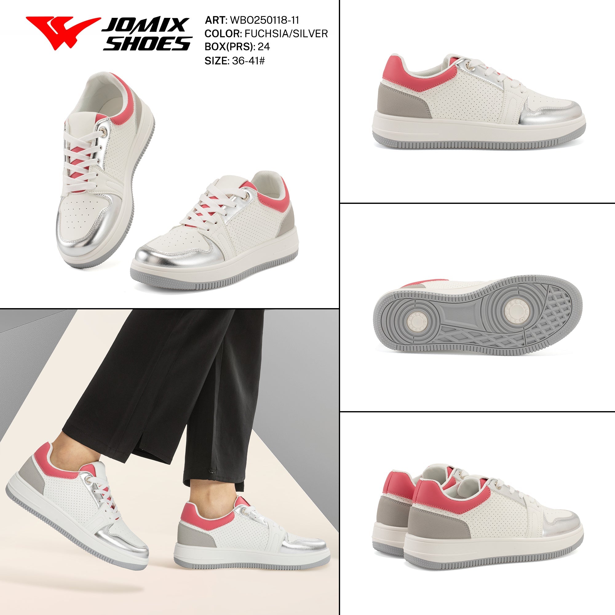 Casual Shoes Woman Wbo250118 - 11 - Fornitura all&#39;ingrosso di Sneakers Donna da Jomix Shoes B2B
