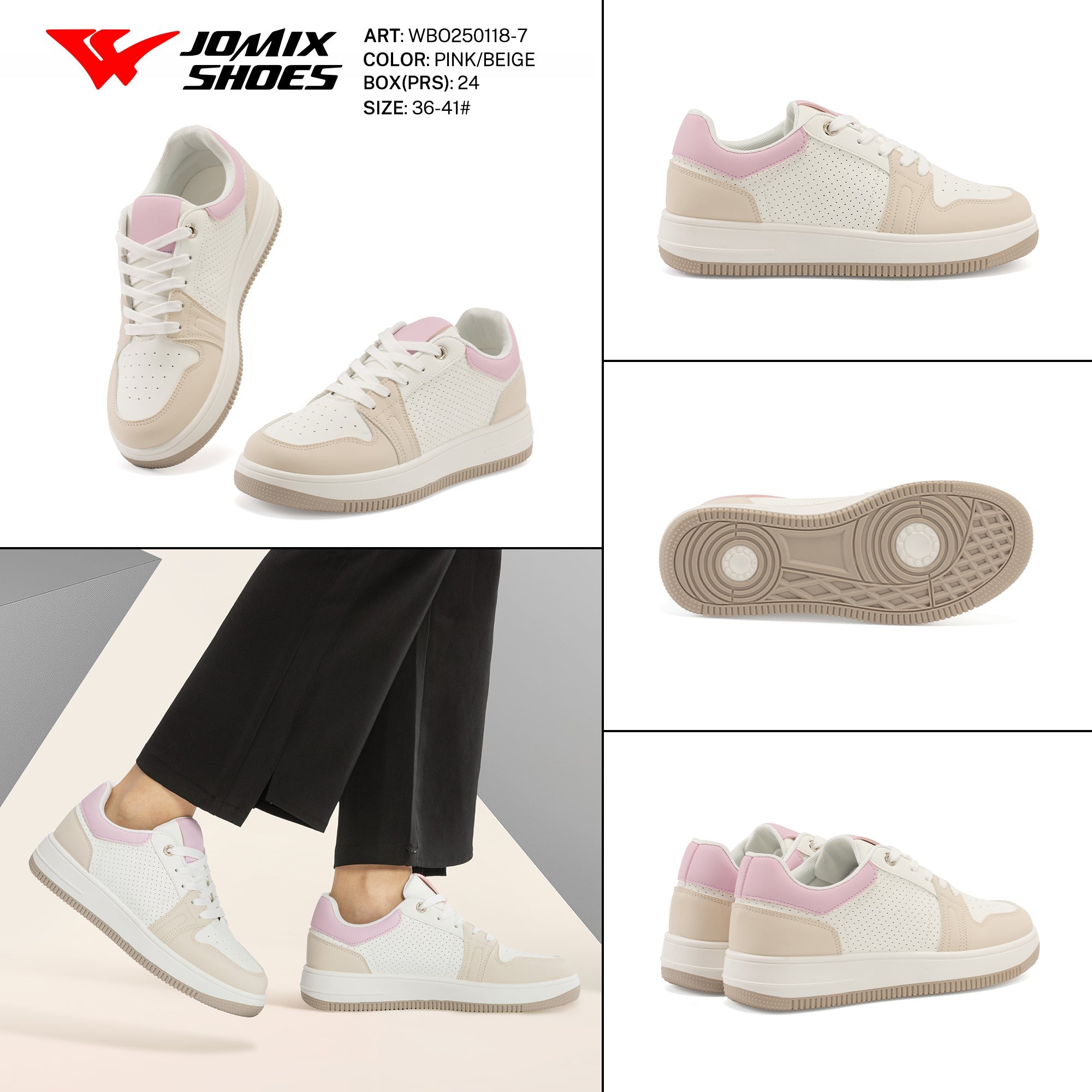Casual Shoes Woman Wbo250118 - 7 - Fornitura all'ingrosso di Sneakers Donna da Jomix Shoes B2B