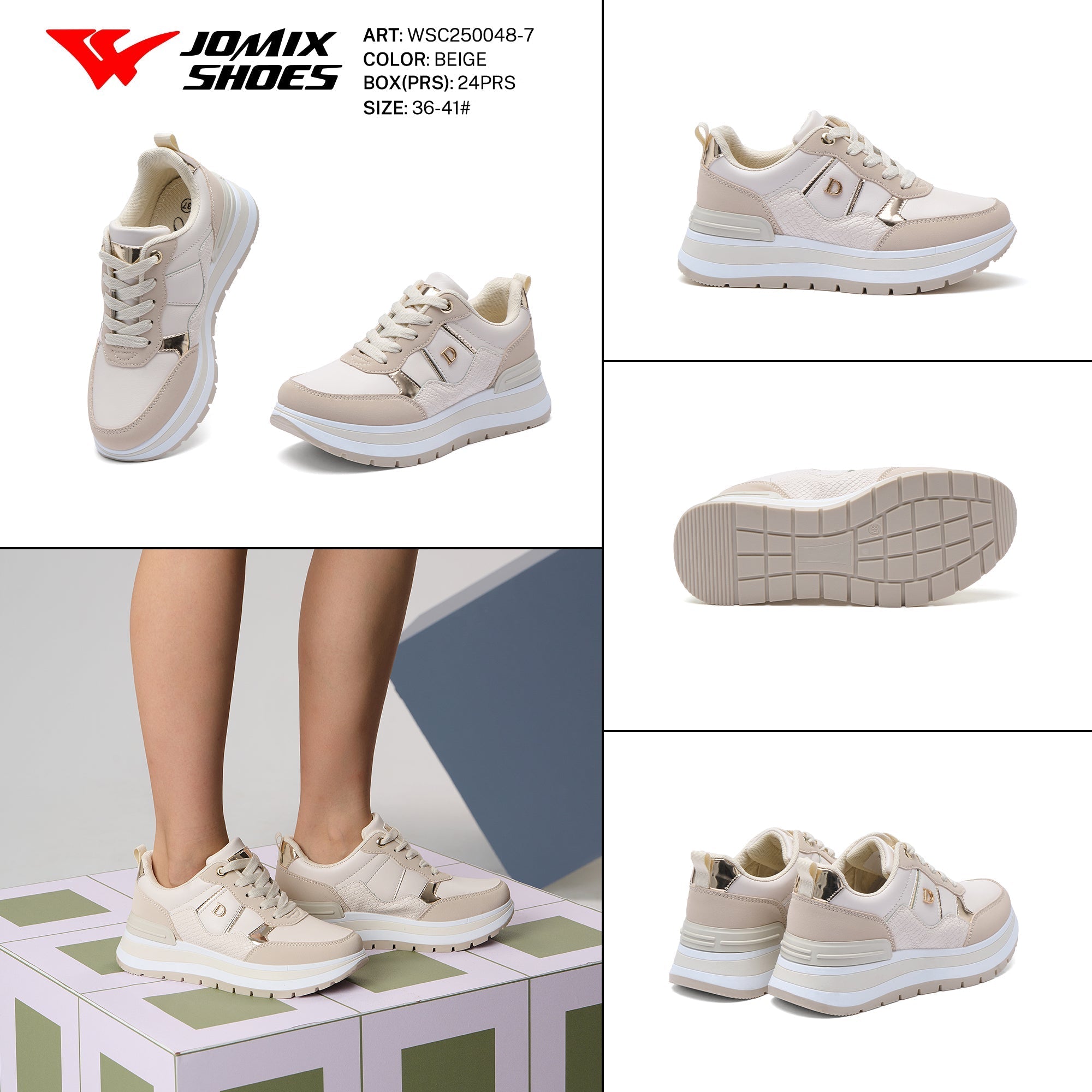 Casual Shoes Woman Wsc250048 - 7 - Fornitura all'ingrosso di Sneakers Donna da Jomix Shoes B2B