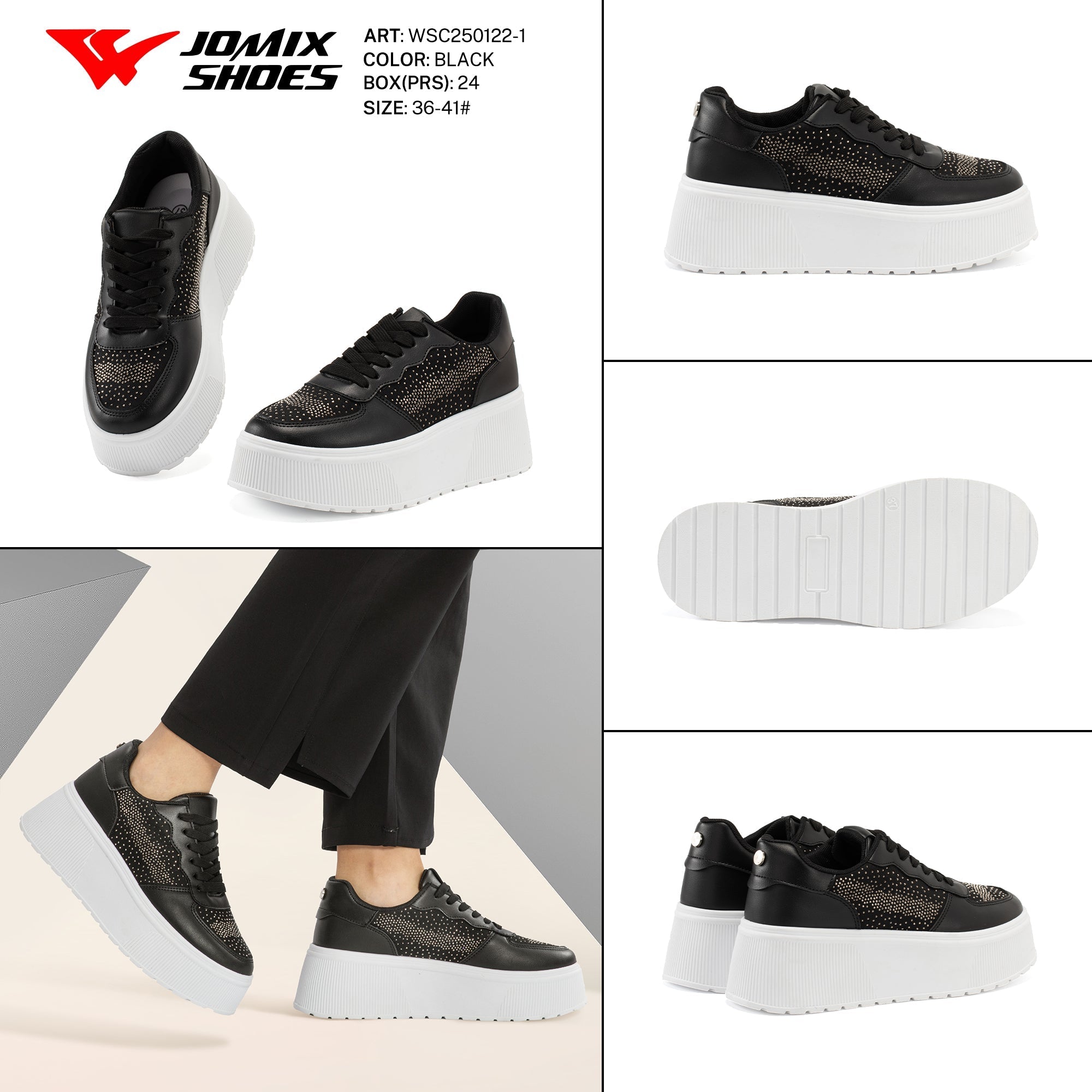 Casual Shoes Woman Wsc250122 - 1 - Fornitura all'ingrosso di Sneakers Donna da Jomix Shoes B2B