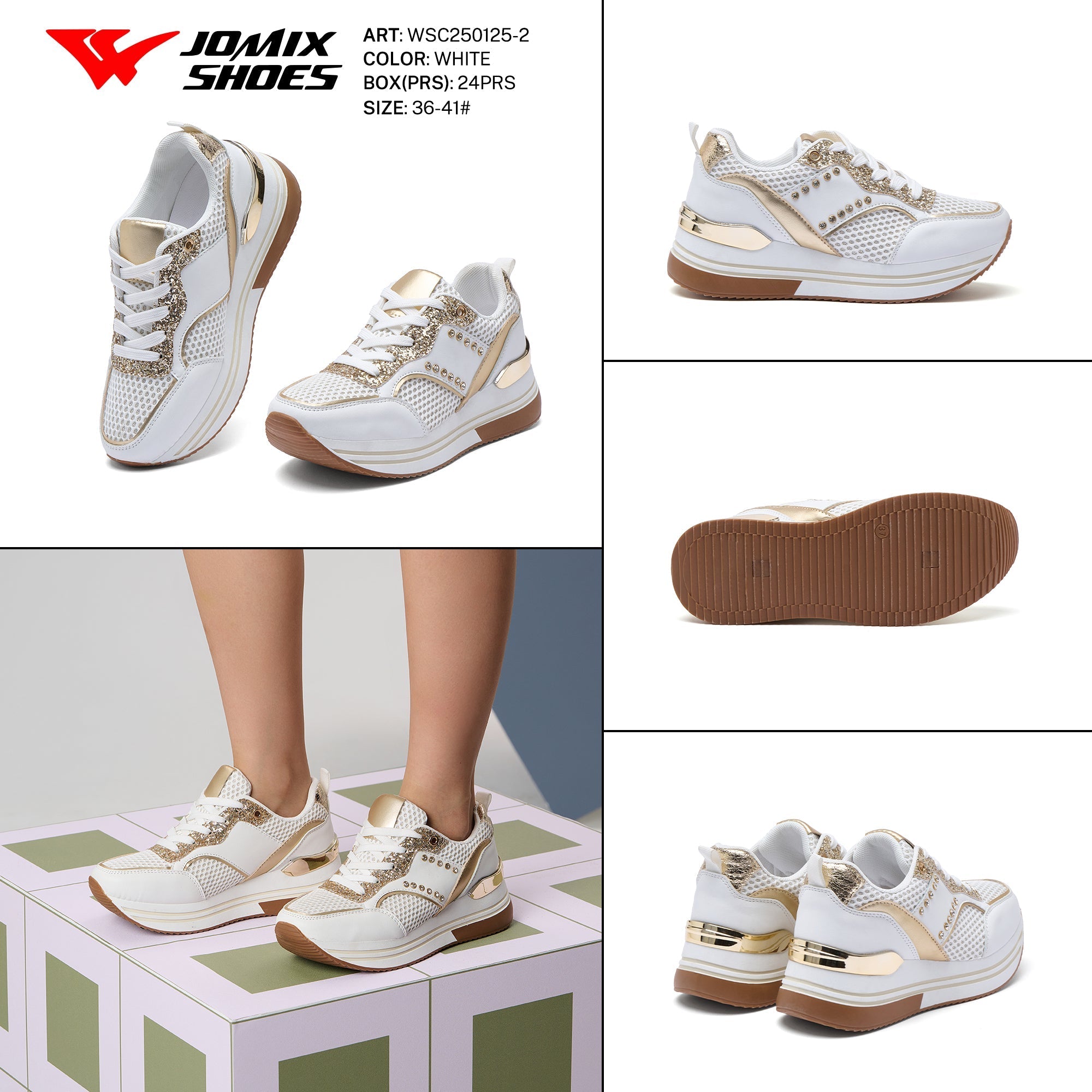 Casual Shoes Woman Wsc250125 - 2 - Fornitura all'ingrosso di Sneakers Donna da Jomix Shoes B2B