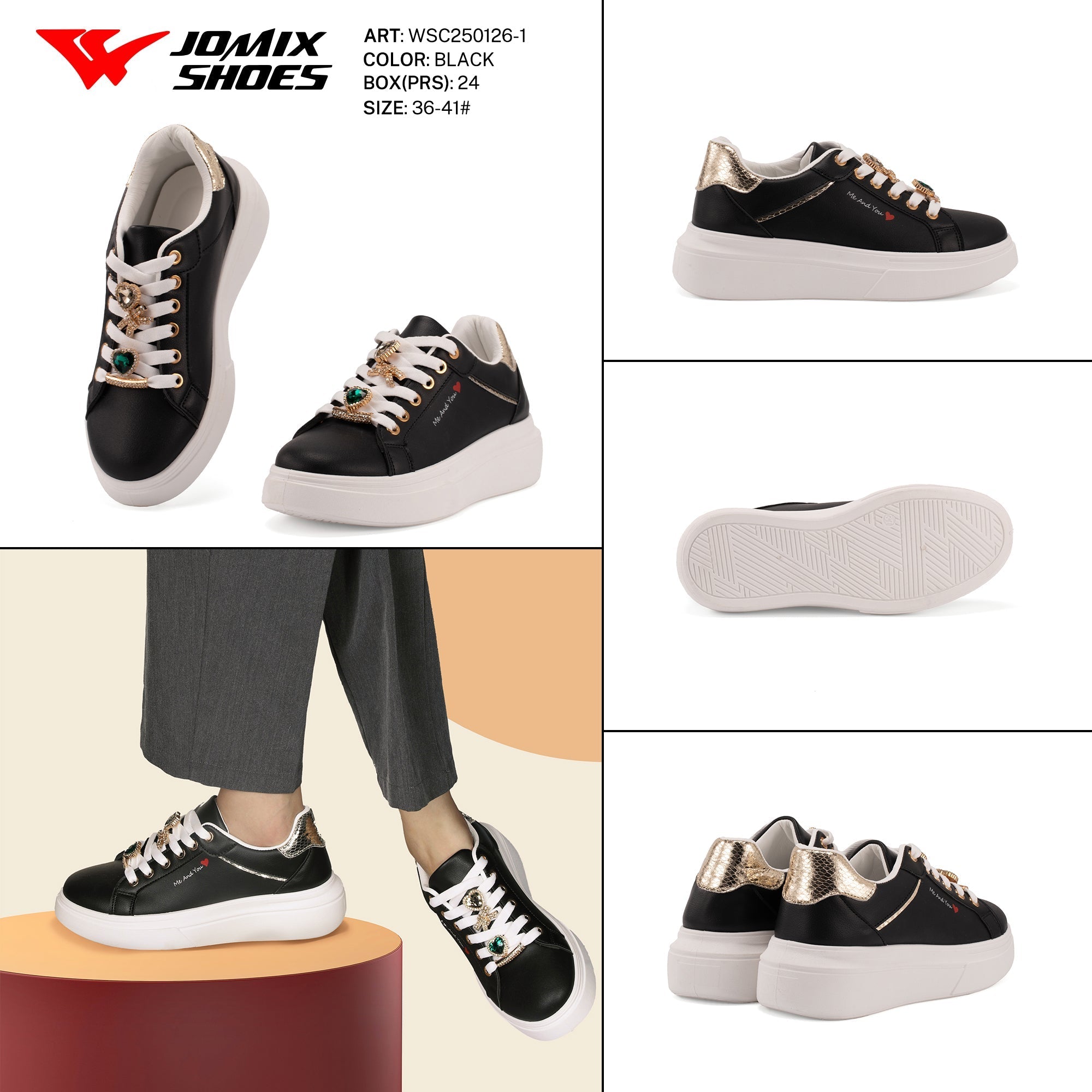 Casual Shoes Woman Wsc250126 - 1 - Fornitura all'ingrosso di Sneakers Donna da Jomix Shoes B2B