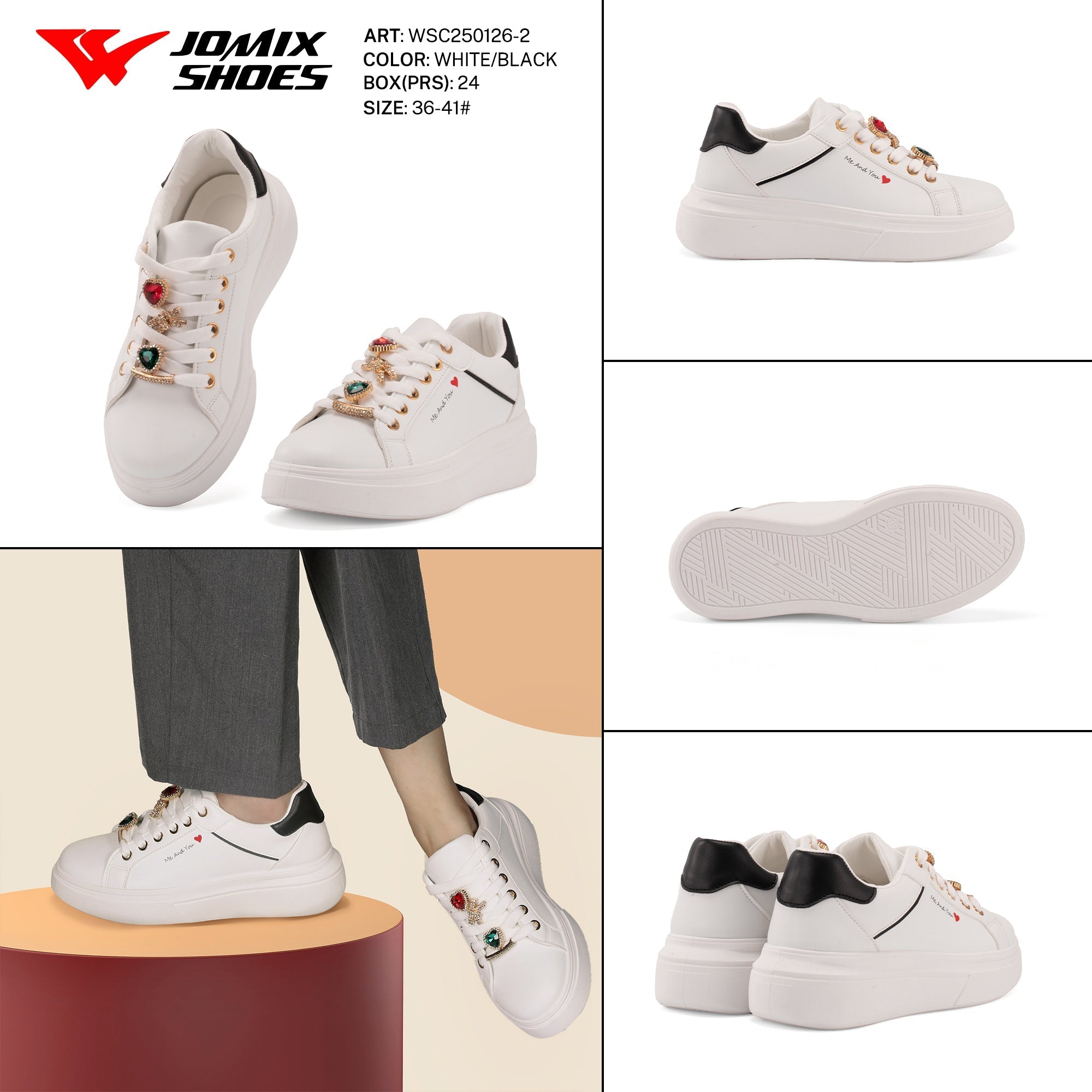 Casual Shoes Woman Wsc250126 - 2 - Fornitura all'ingrosso di Sneakers Donna da Jomix Shoes B2B