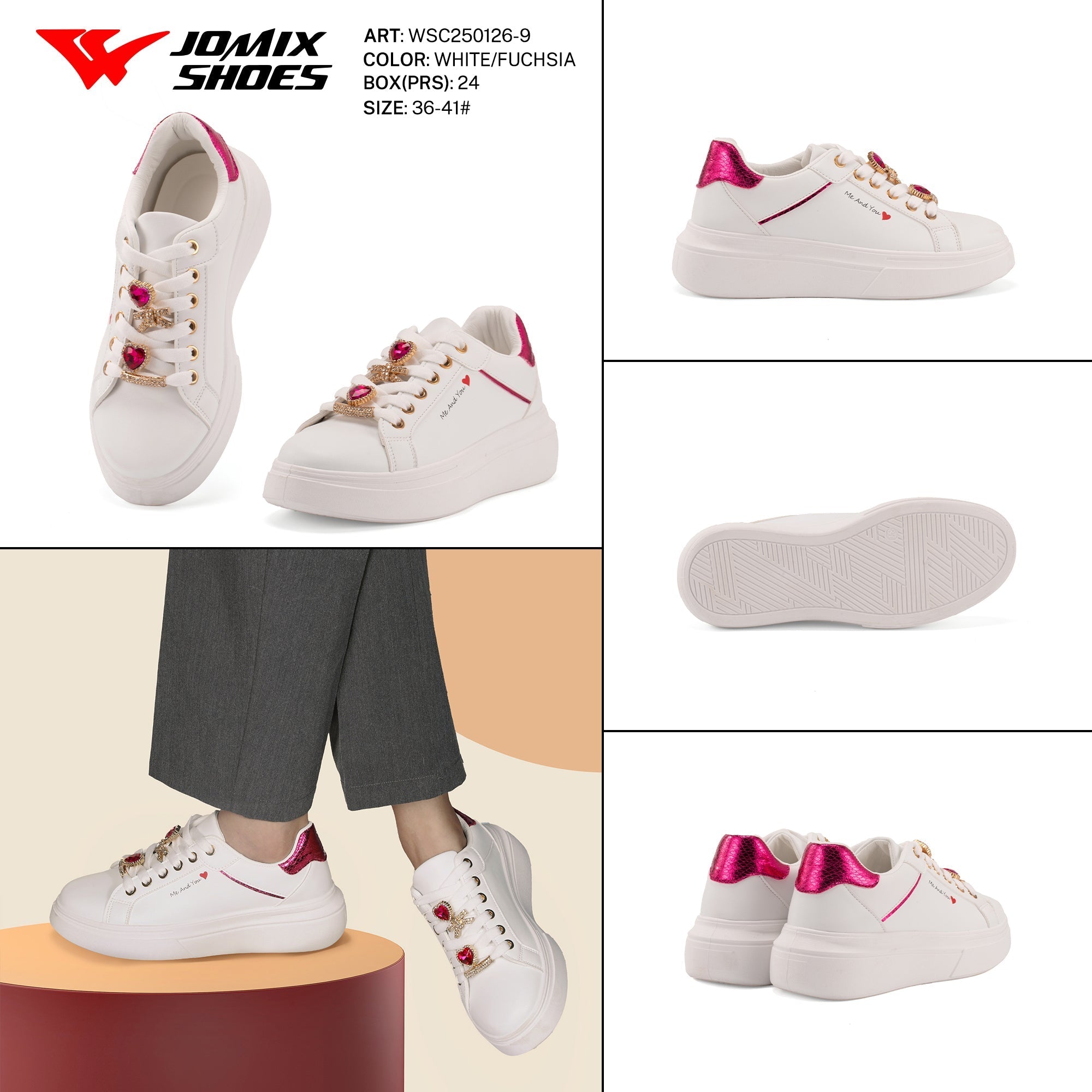 Casual Shoes Woman Wsc250126 - 9 - Fornitura all'ingrosso di Sneakers Donna da Jomix Shoes B2B
