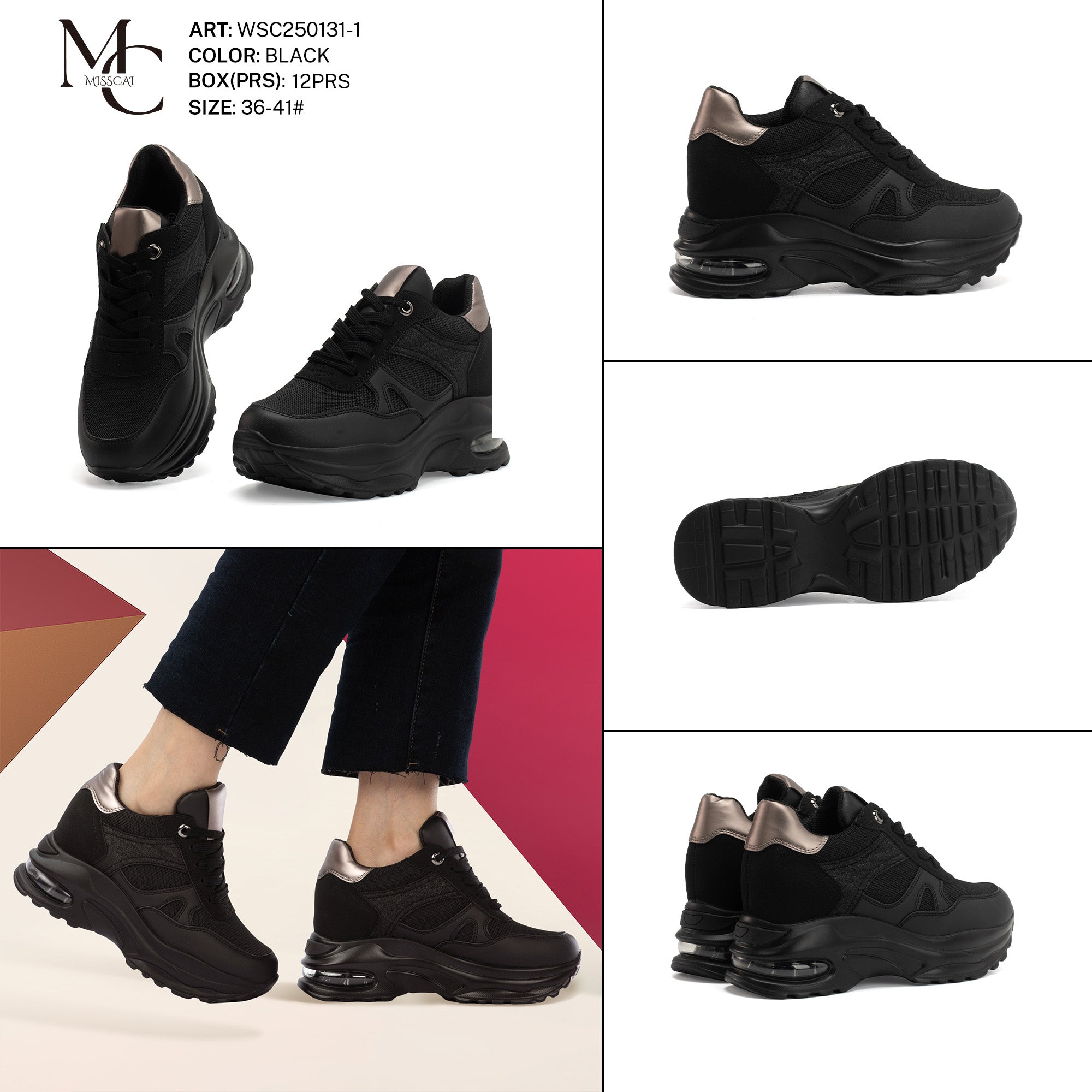 Casual Shoes Woman Wsc250131 - 1 - Fornitura all'ingrosso di Sneakers Donna da Jomix Shoes B2B