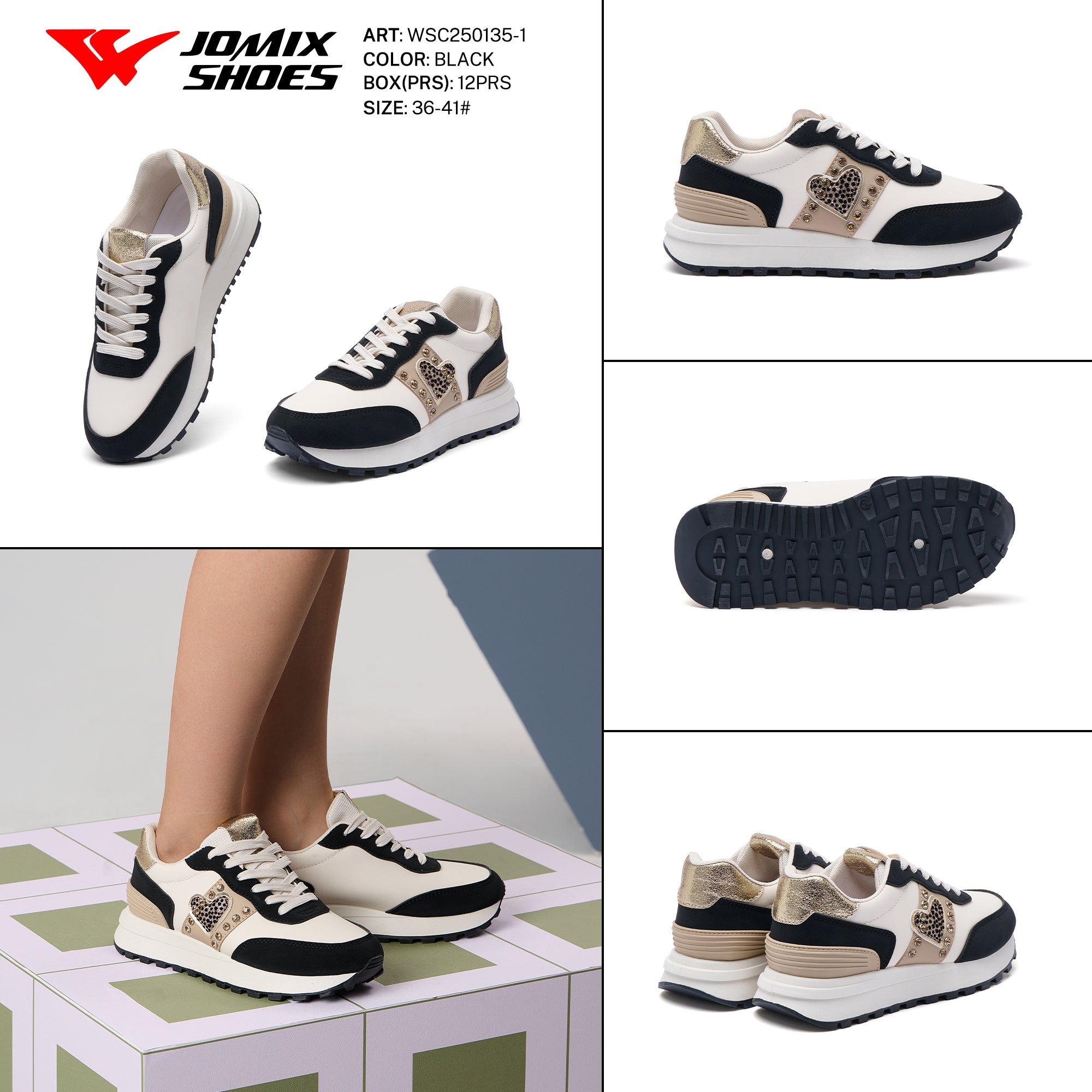 Casual Shoes Woman Wsc250135 - 1 - Fornitura all'ingrosso di Sneakers Donna da Jomix Shoes B2B