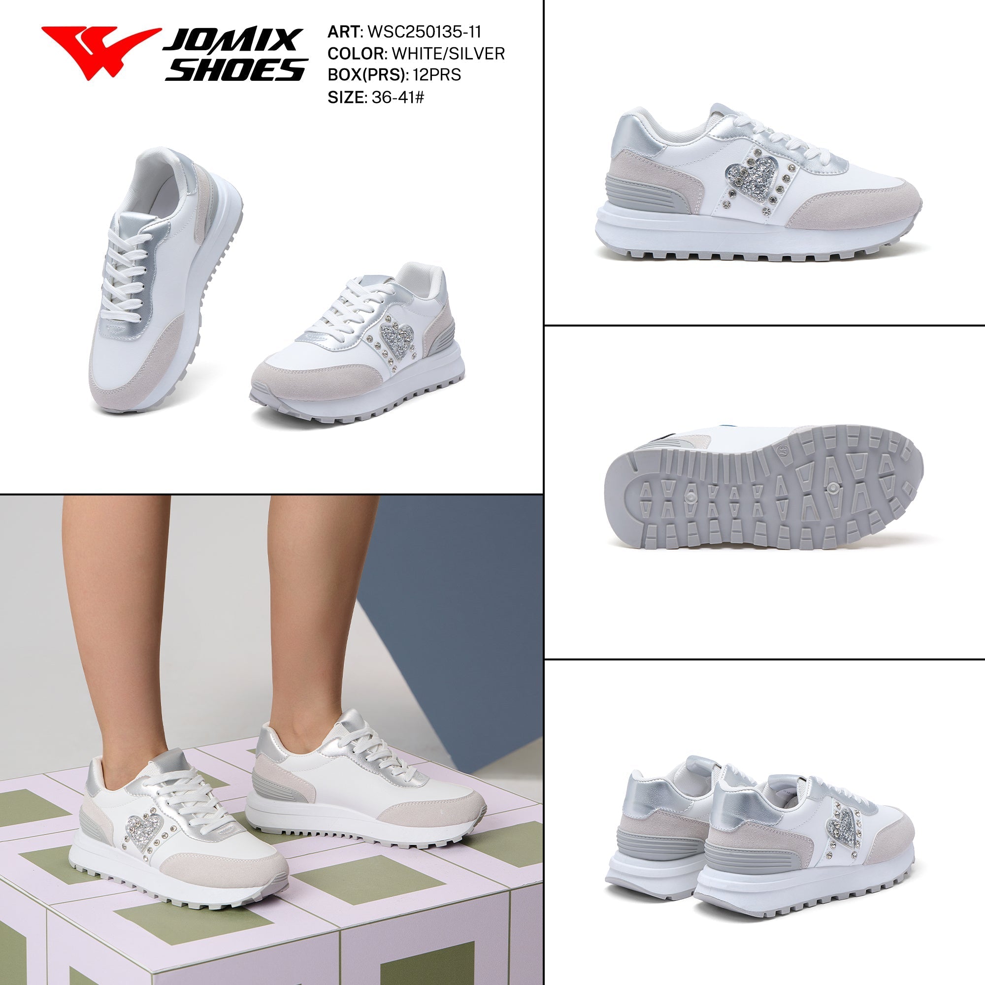 Casual Shoes Woman Wsc250135 - 11 - Fornitura all'ingrosso di Sneakers Donna da Jomix Shoes B2B