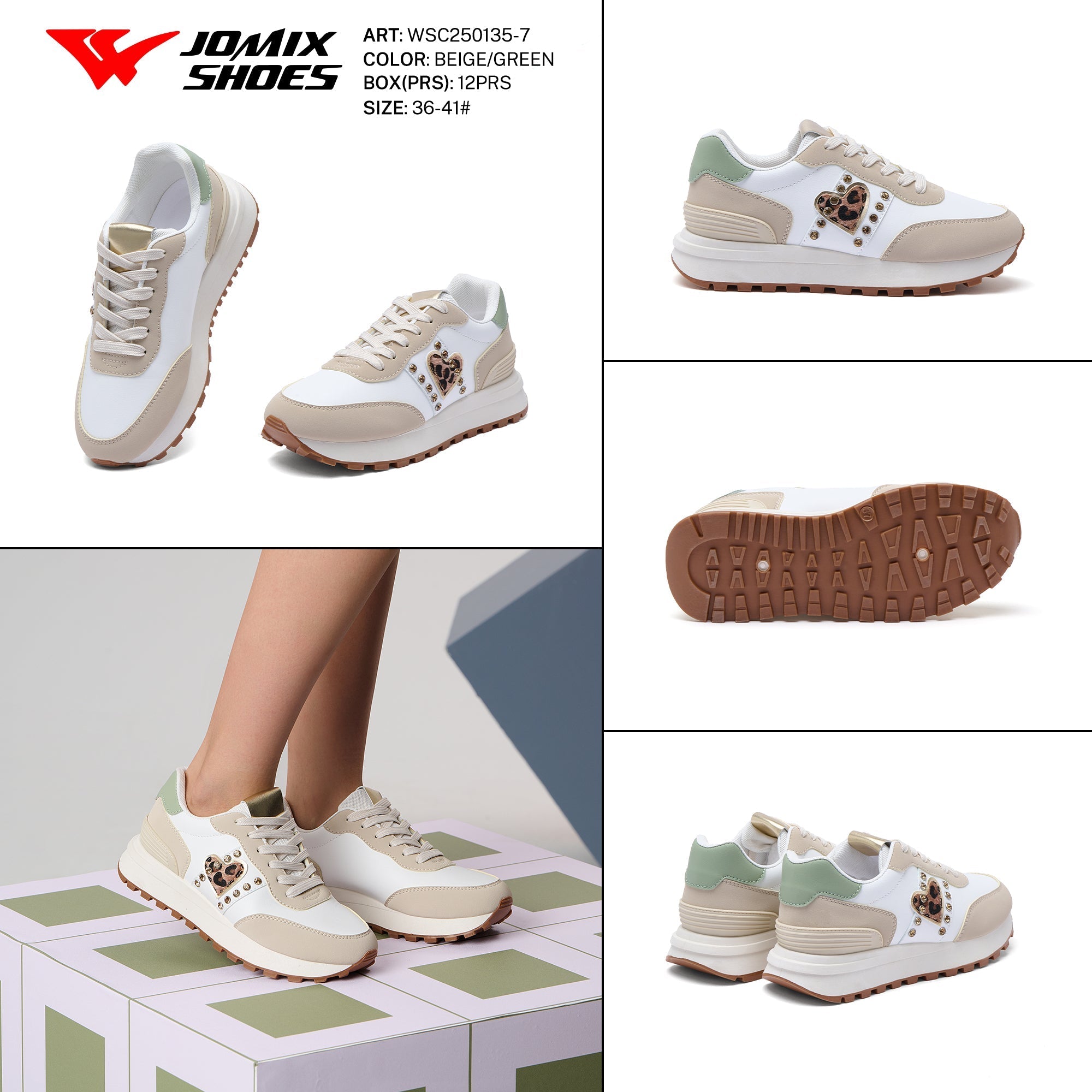 Casual Shoes Woman Wsc250135 - 7 - Fornitura all'ingrosso di Sneakers Donna da Jomix Shoes B2B