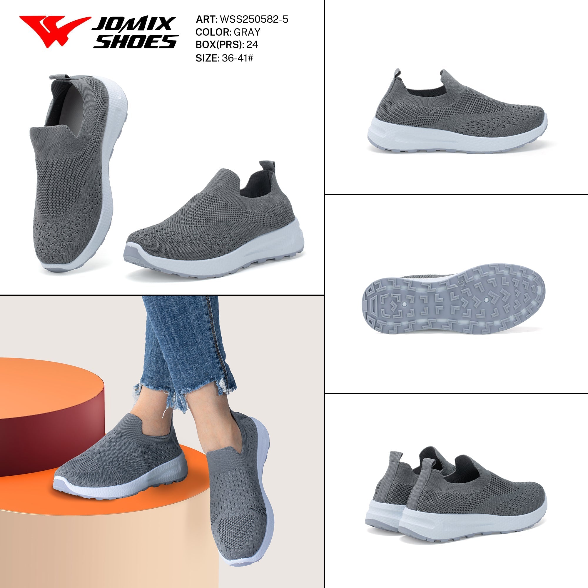 Casual Shoes Woman Wss250582 - 5 - Fornitura all'ingrosso di Sneakers Donna da Jomix Shoes B2B