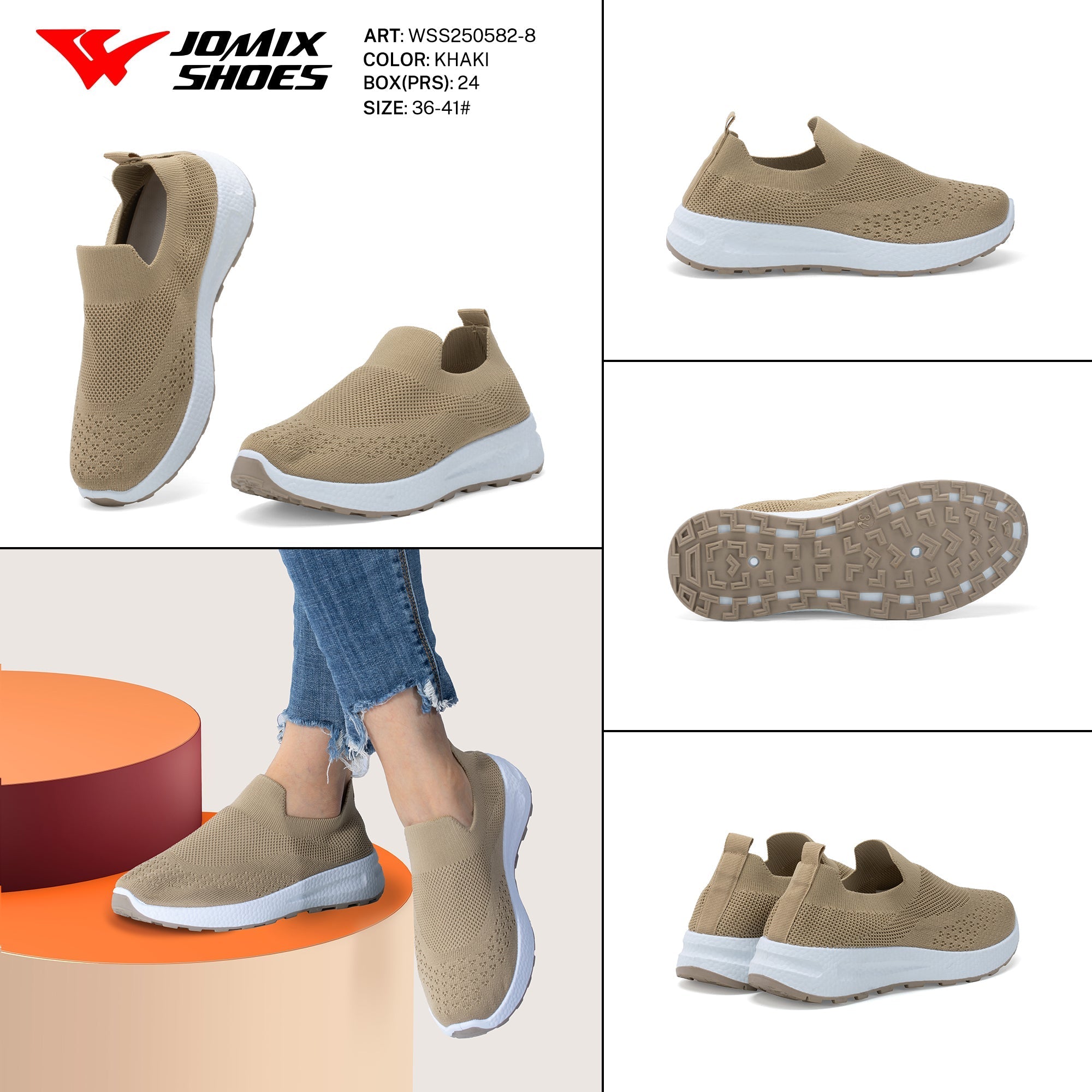 Casual Shoes Woman Wss250582 - 8 - Fornitura all'ingrosso di Sneakers Donna da Jomix Shoes B2B