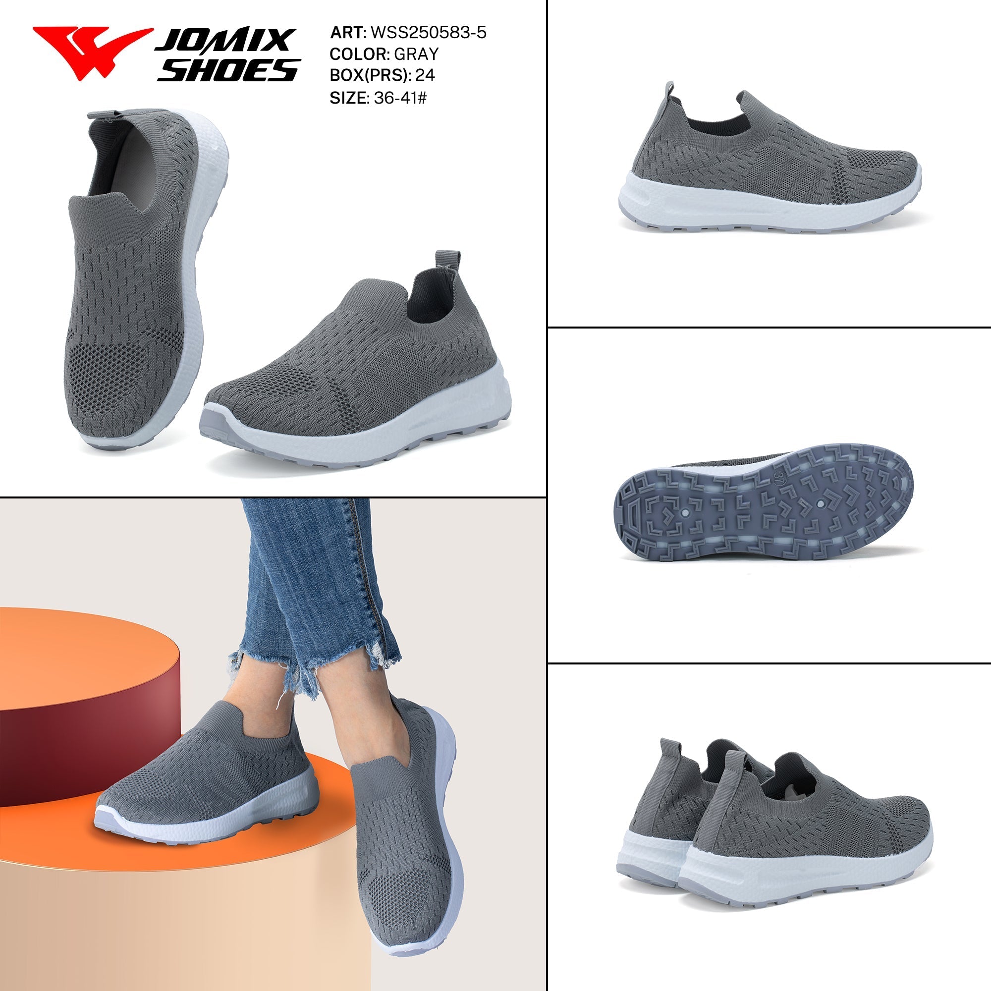 Casual Shoes Woman Wss250583 - 5 - Fornitura all'ingrosso di Sneakers Donna da Jomix Shoes B2B