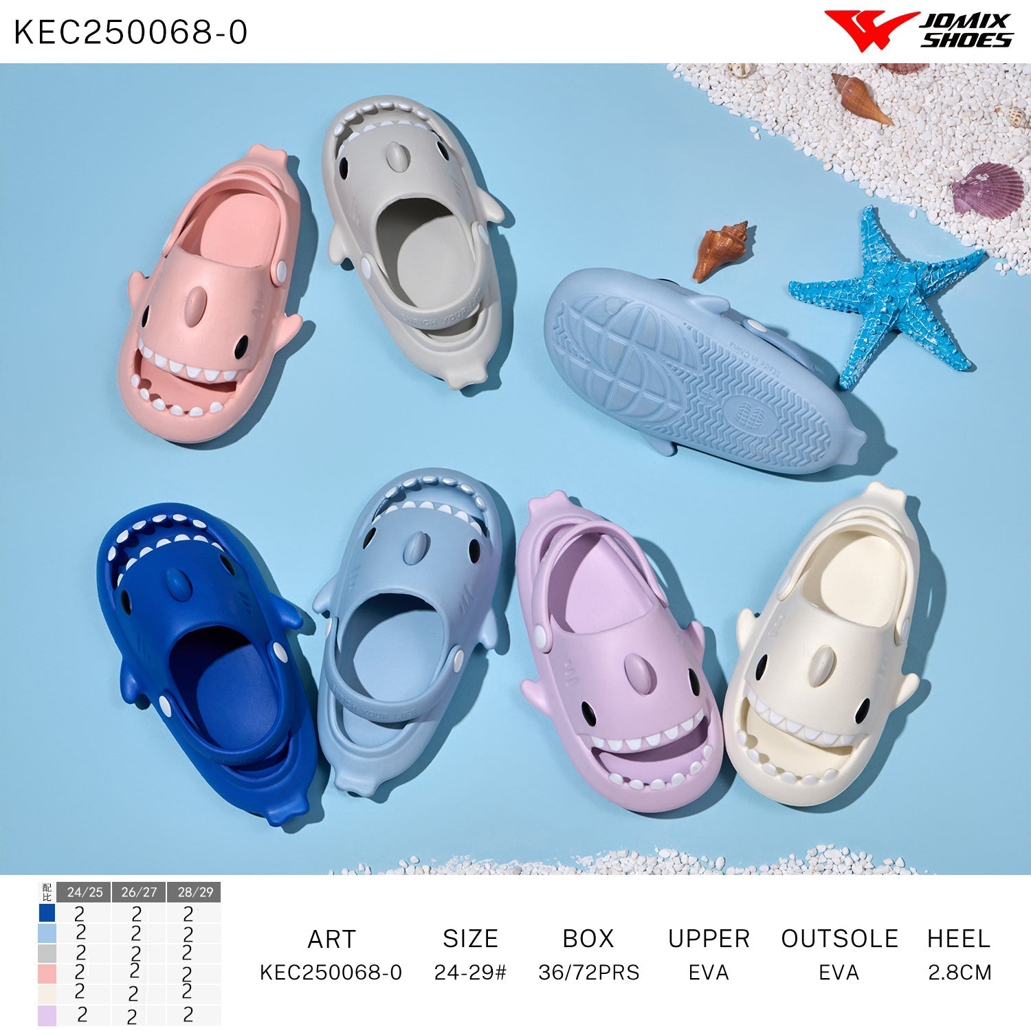 Ciabatte Bambini Kec250068 - 0 - Fornitura all'ingrosso di Ciabatte Bambini da Jomix Shoes B2B