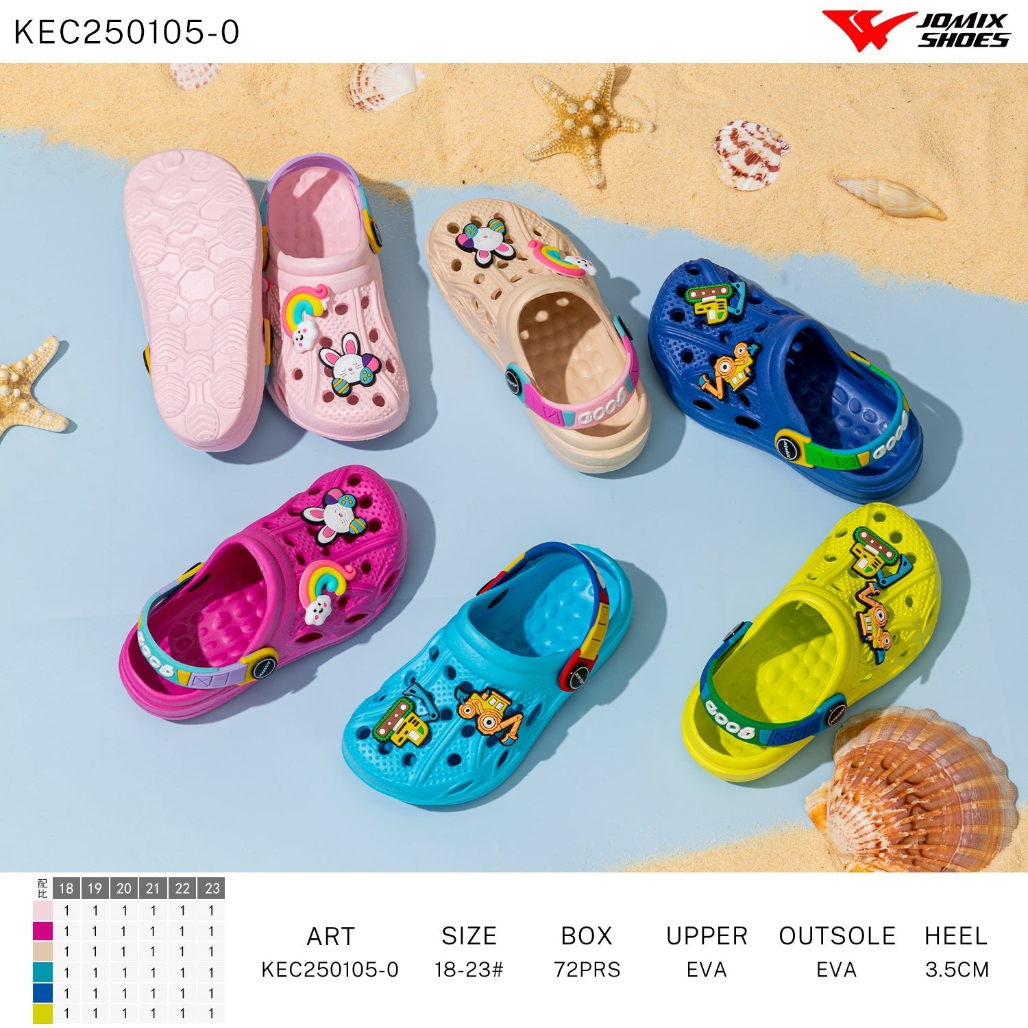 Ciabatte Bambini Kec250105 - 0 - Fornitura all&#39;ingrosso di Ciabatte Bambini da Jomix Shoes B2B