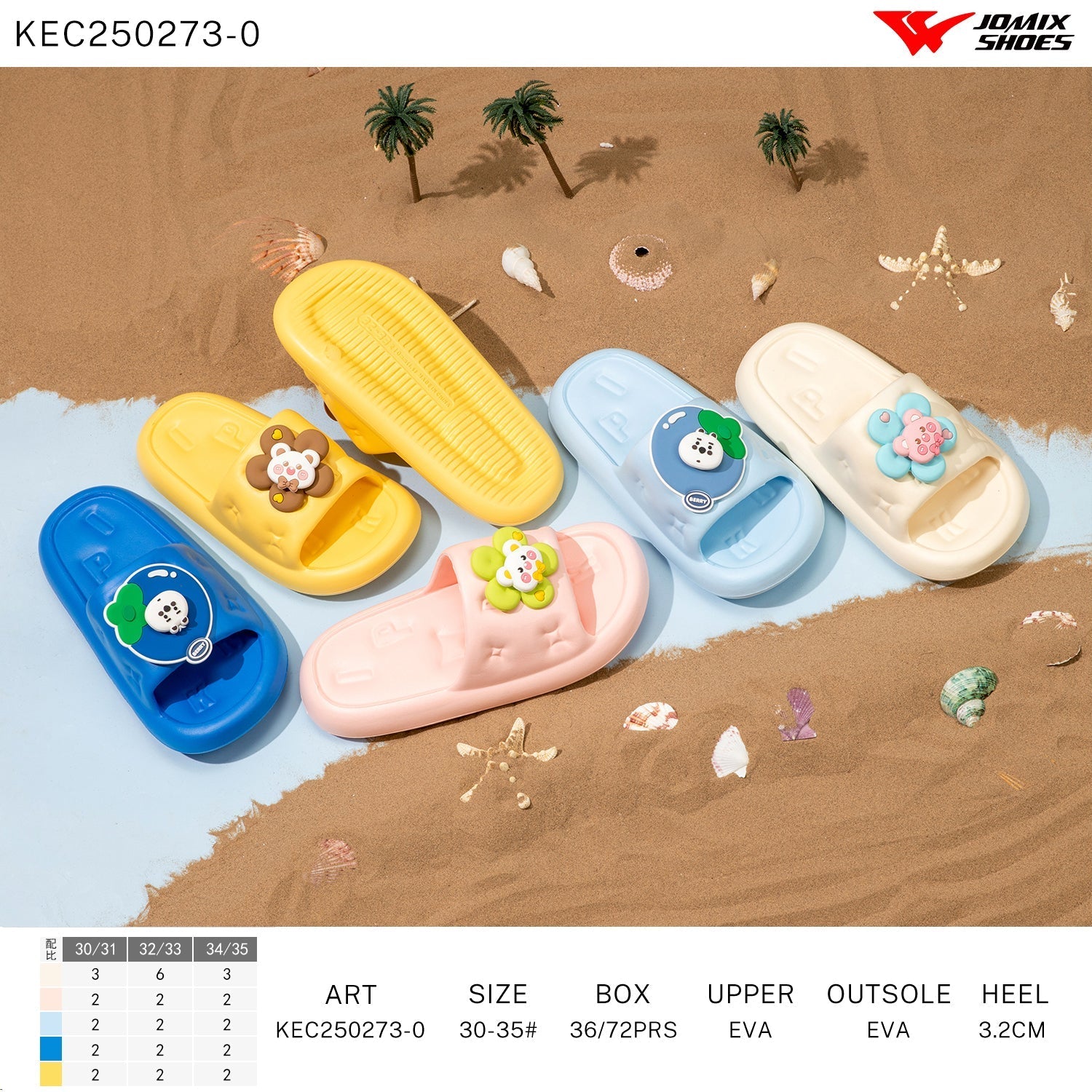 Ciabatte Bambini Kec250273 - 0 - Fornitura all'ingrosso di Ciabatte Bambini da Jomix Shoes B2B