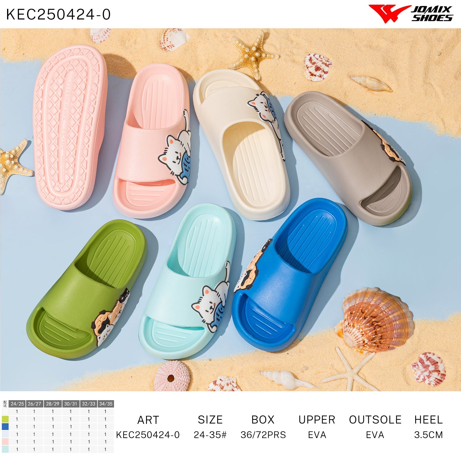 Ciabatte Bambini Kec250424 - 0 - Fornitura all'ingrosso di Ciabatte Bambini da Jomix Shoes B2B
