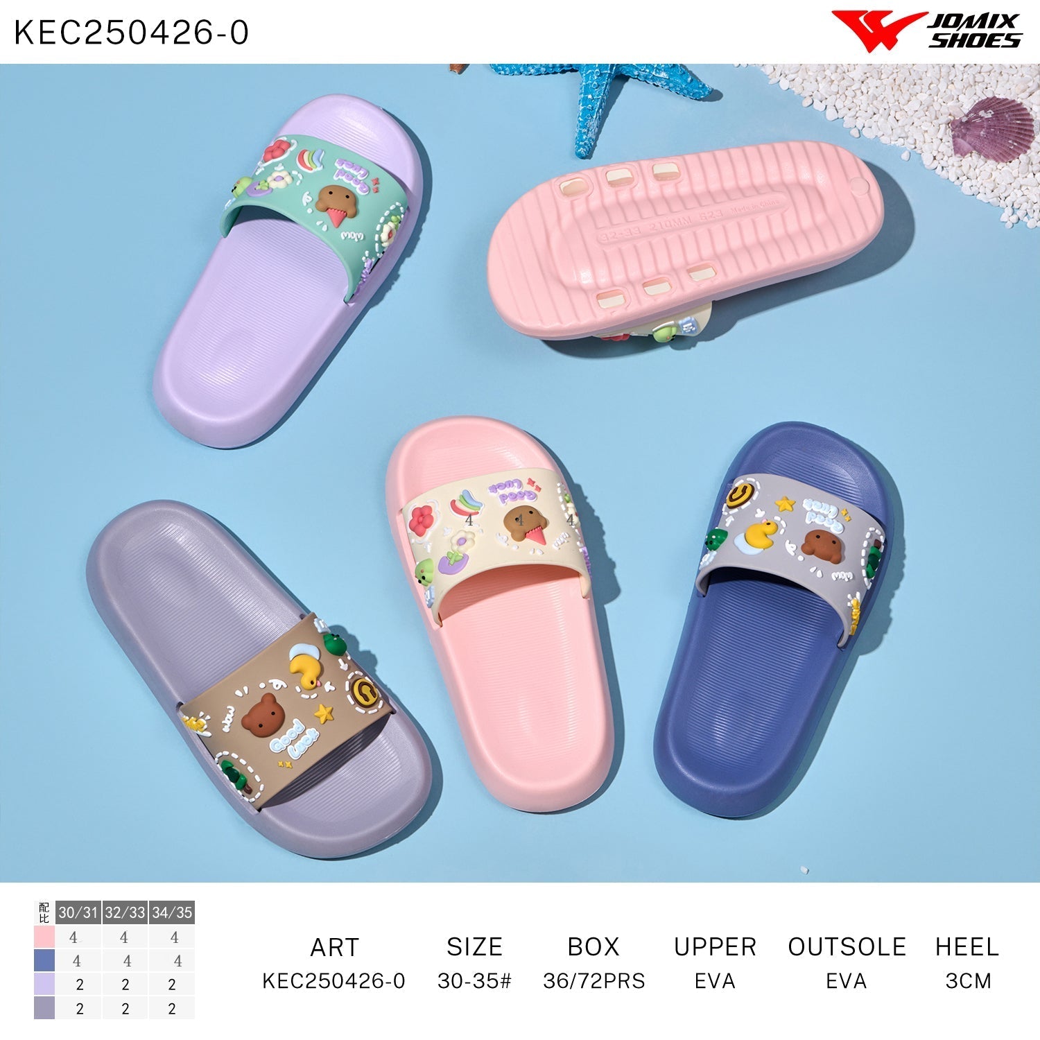 Ciabatte Bambini Kec250426 - 0 - Fornitura all'ingrosso di Ciabatte Bambini da Jomix Shoes B2B