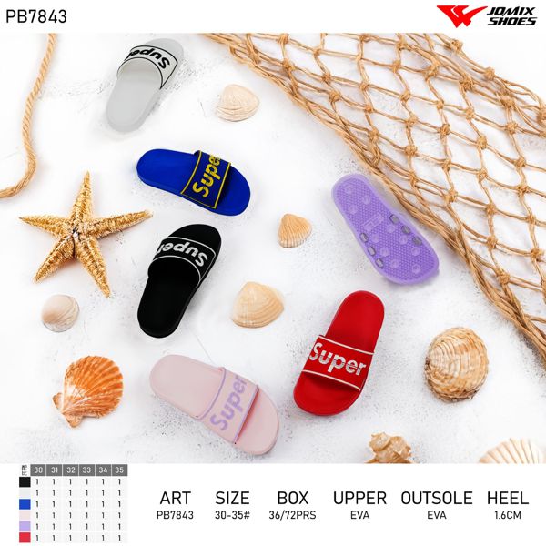 Ciabatte Bambini Pb7843 - Fornitura all'ingrosso di Ciabatte Bambini da Jomix Shoes B2B